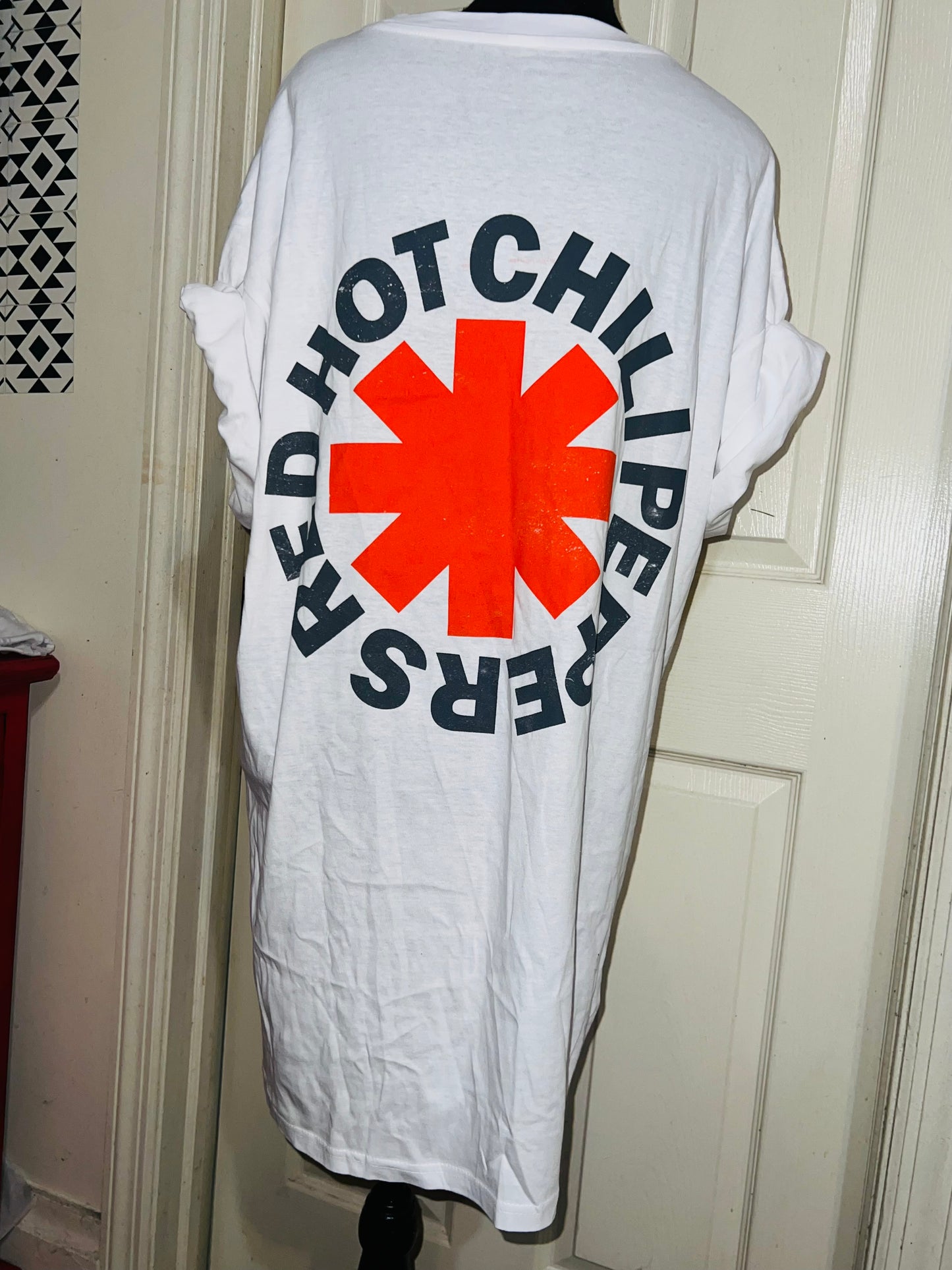 Red Hot Chili Peppers Double Sided Oversized Tee