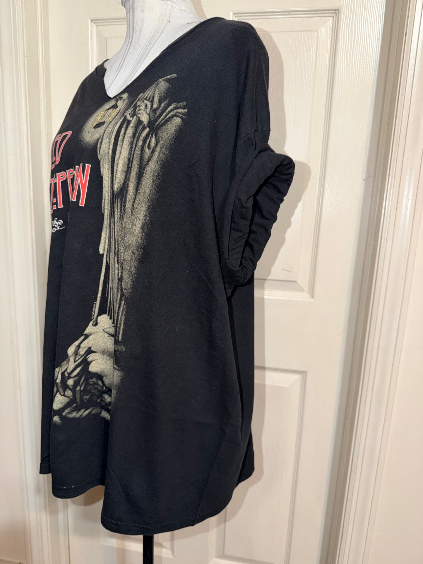 Led Zeppelin Oversized Distressed Tee