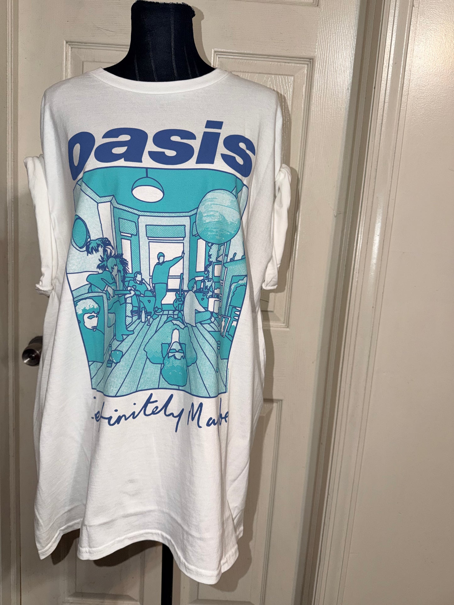 Oasis Oversized Distressed Tee