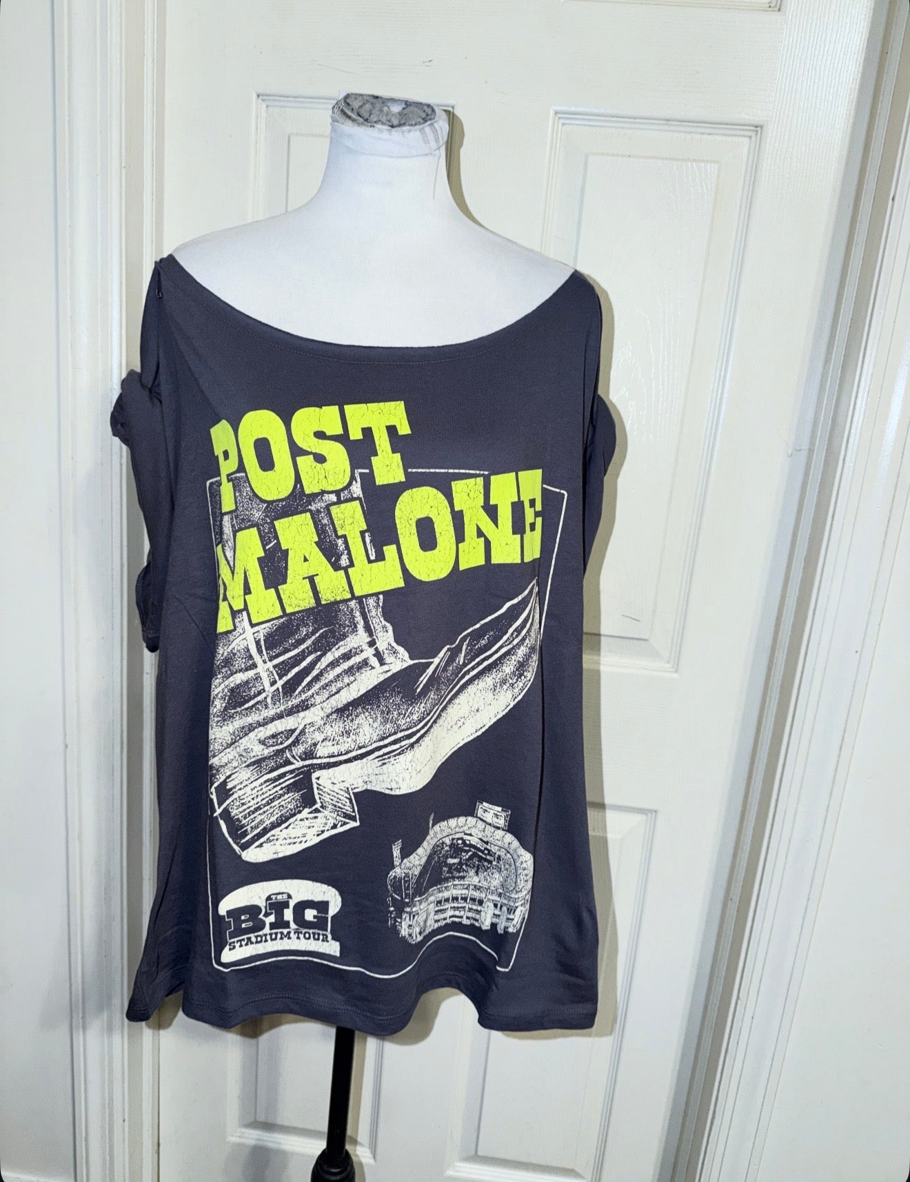 Post Malone Double Sided Oversized OFTS Distressed Tee