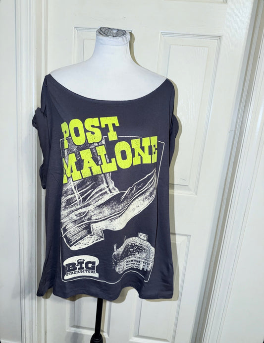 Post Malone Double Sided Oversized OFTS Distressed Tee