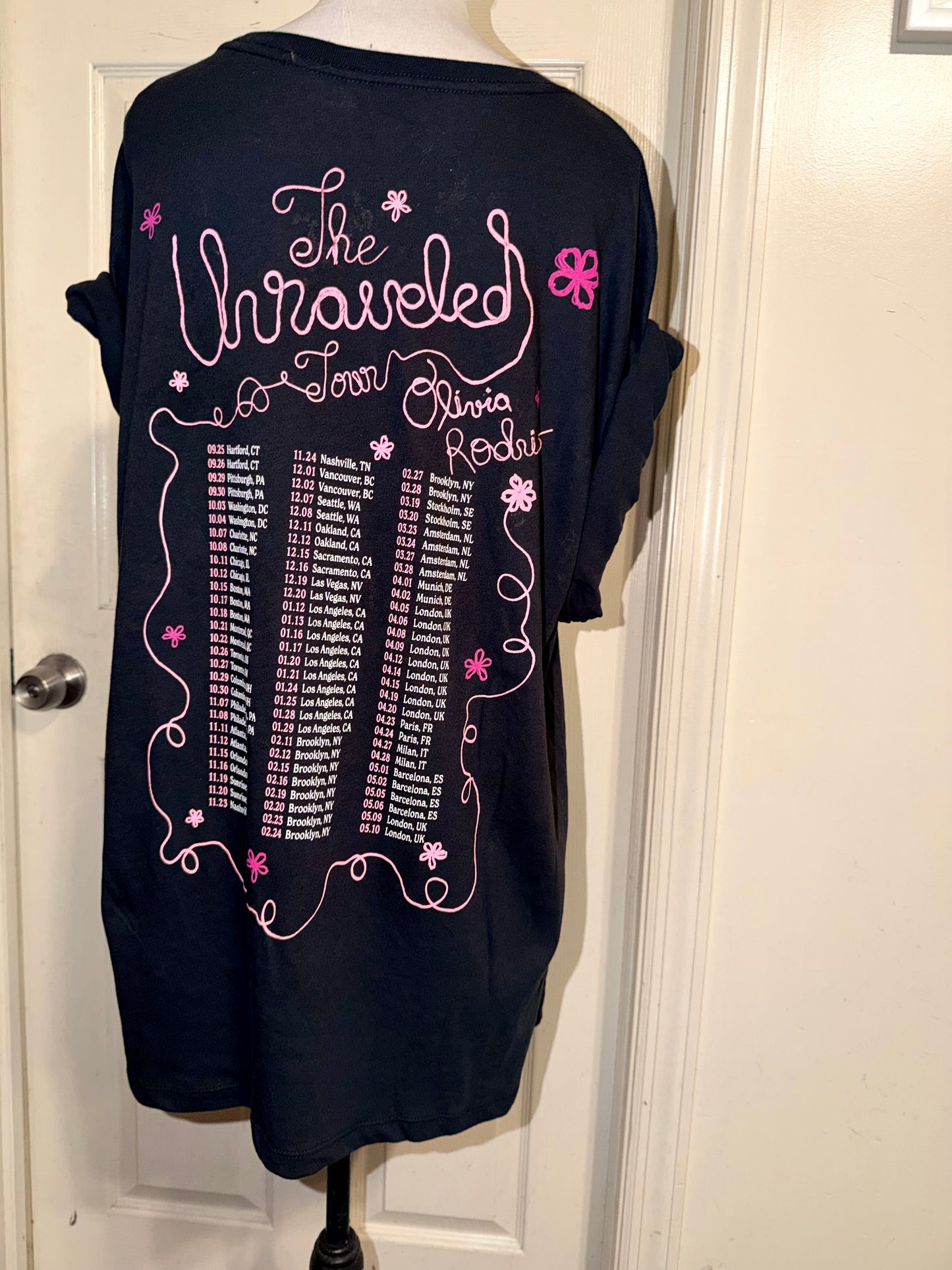 Olivia Rodrigo Double Sided Oversized Tee