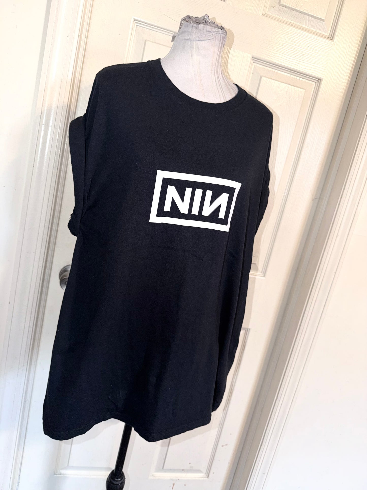 Nine Inch Nails Double Sided Oversized Distressed Tee