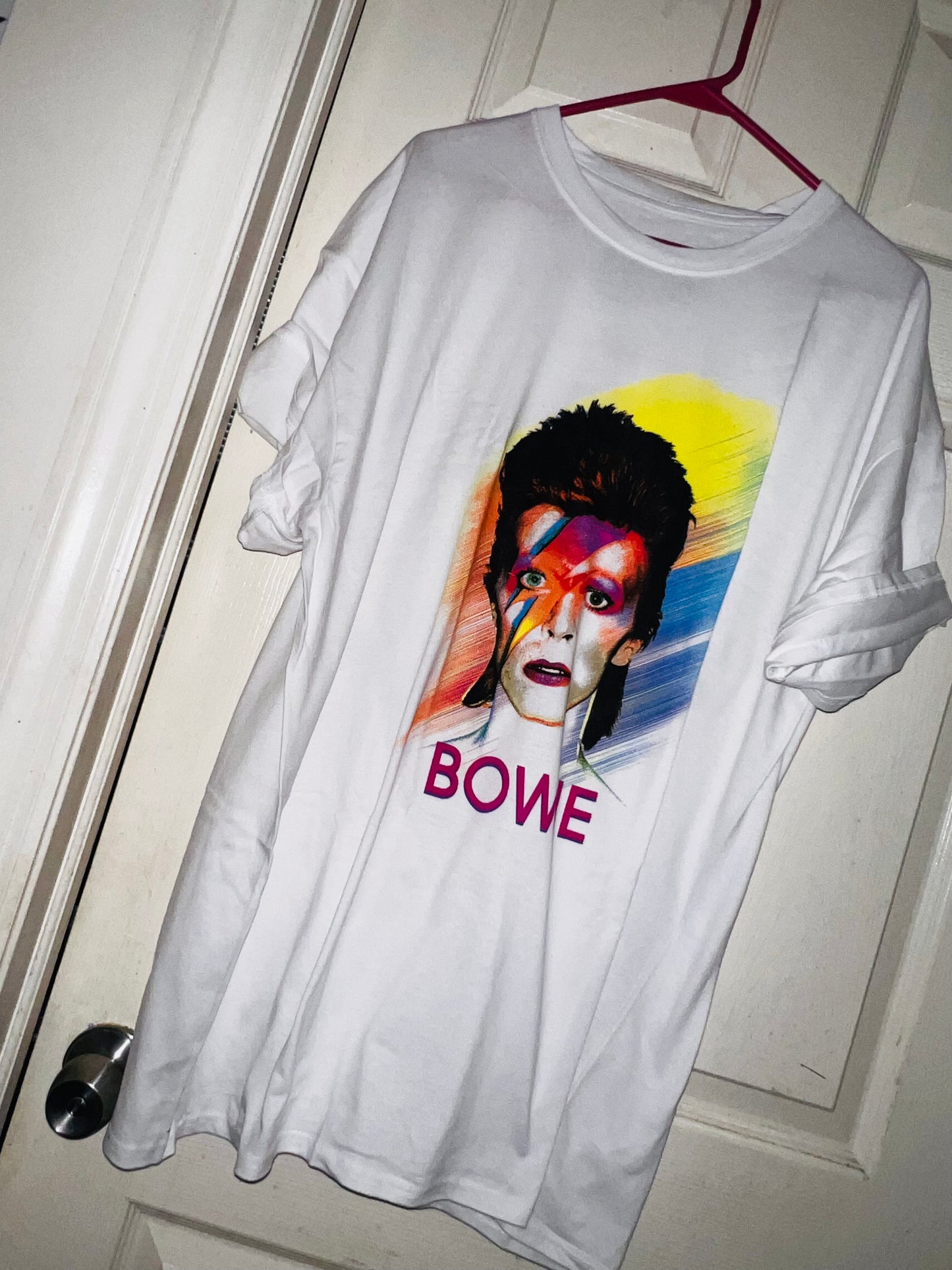 David Bowie Oversized Distressed Tee