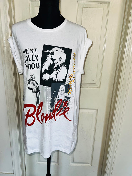 Blondie Oversized Distressed Tee