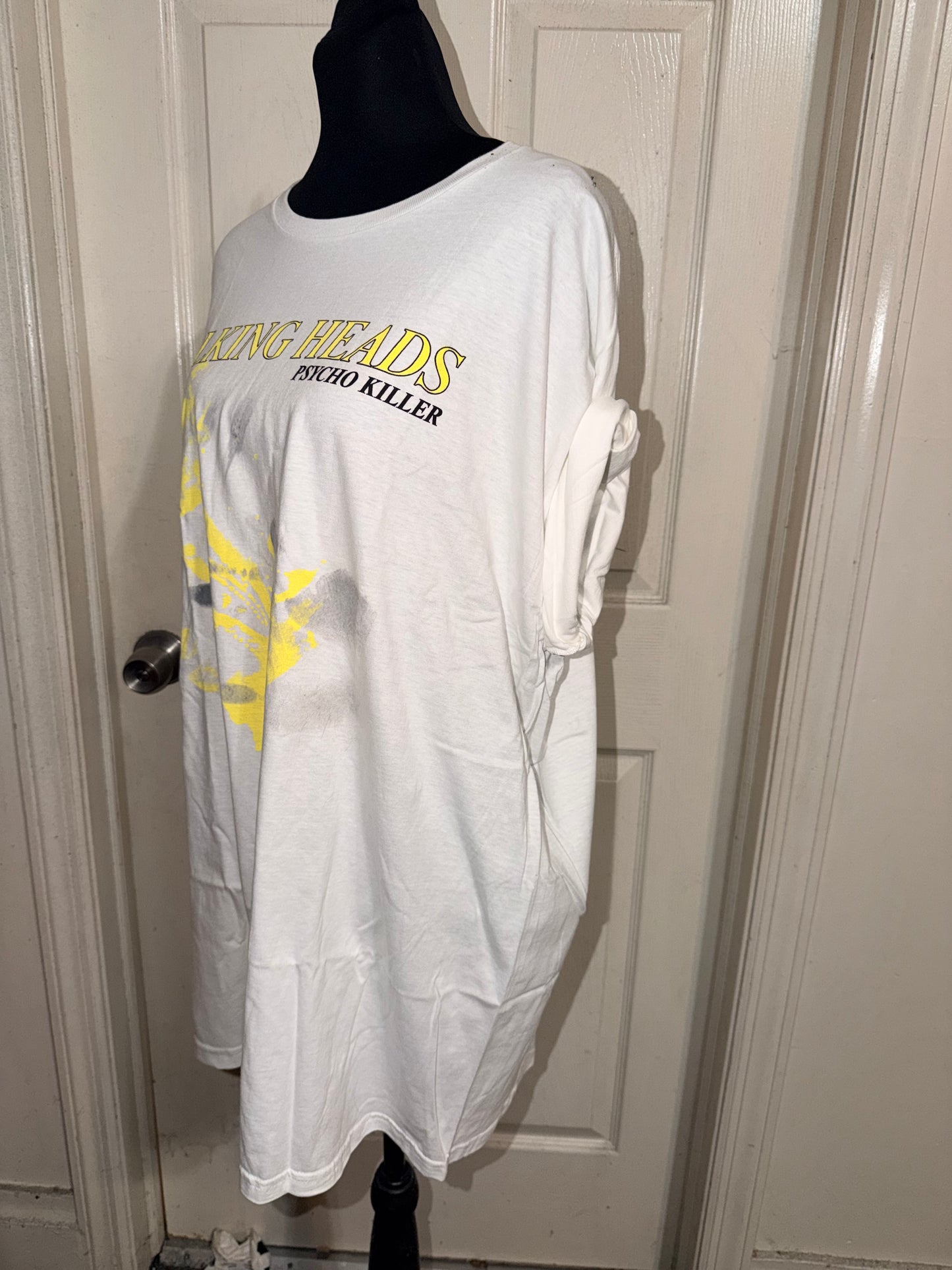 The Talking Heads Oversized Distressed Tee