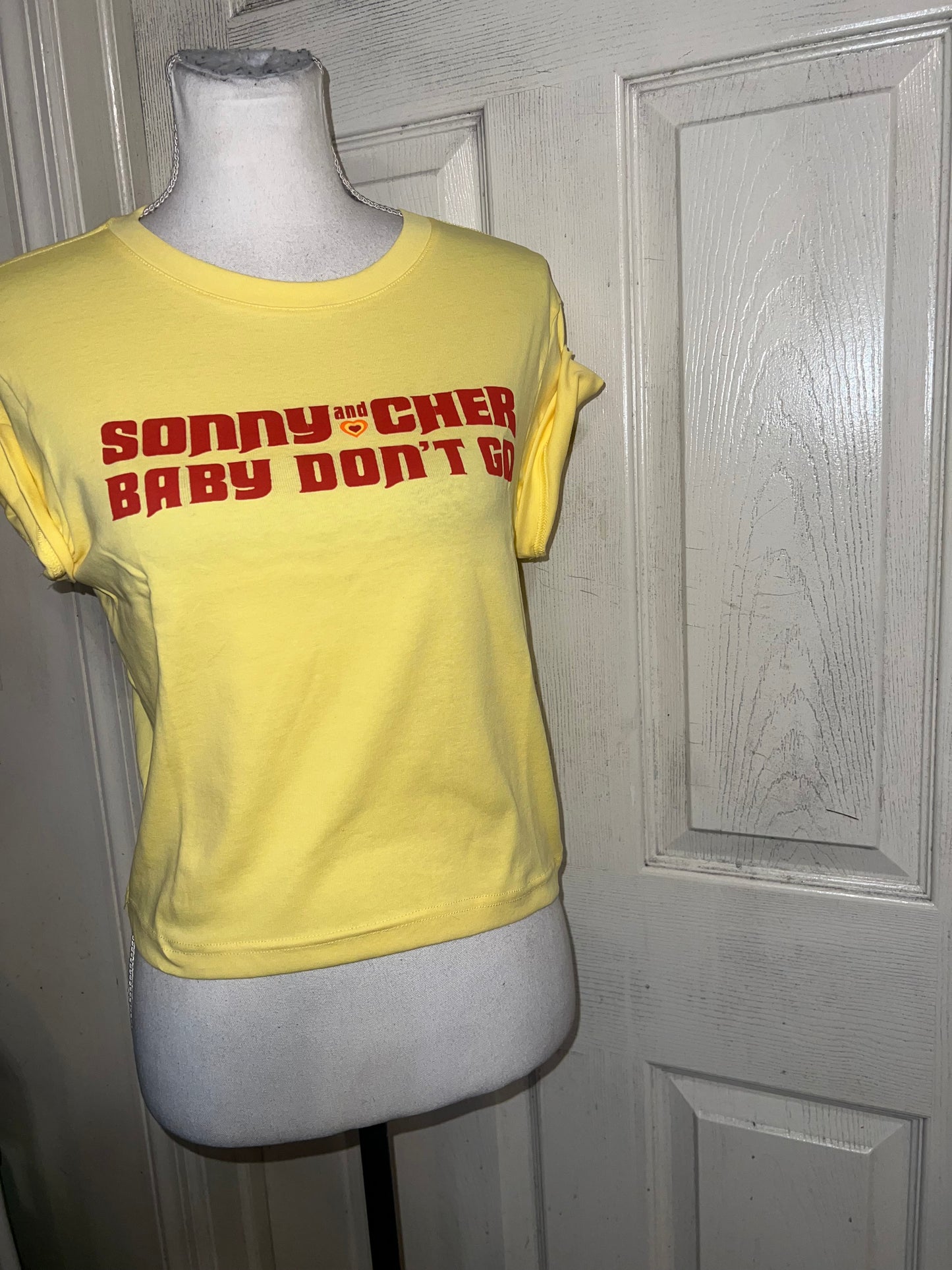 Sony & Cher Distressed Baby Tee