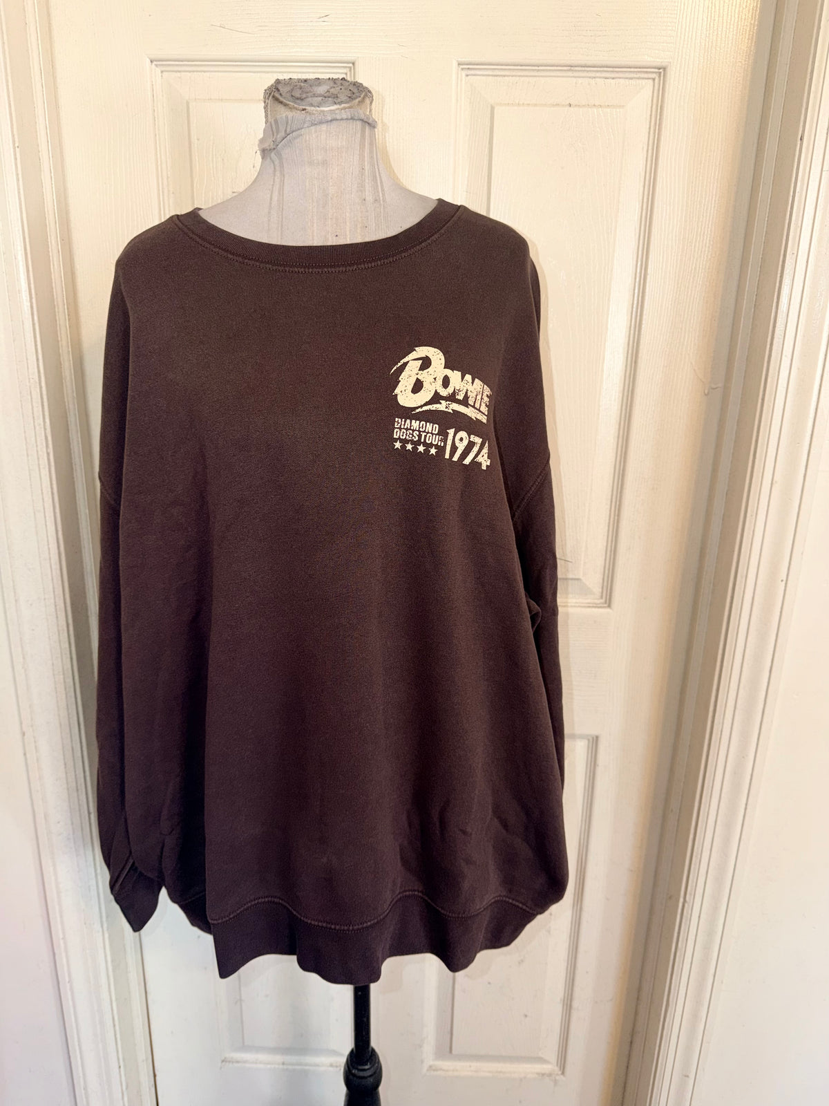 David Bowie Double Sided Oversized Sweatshirt