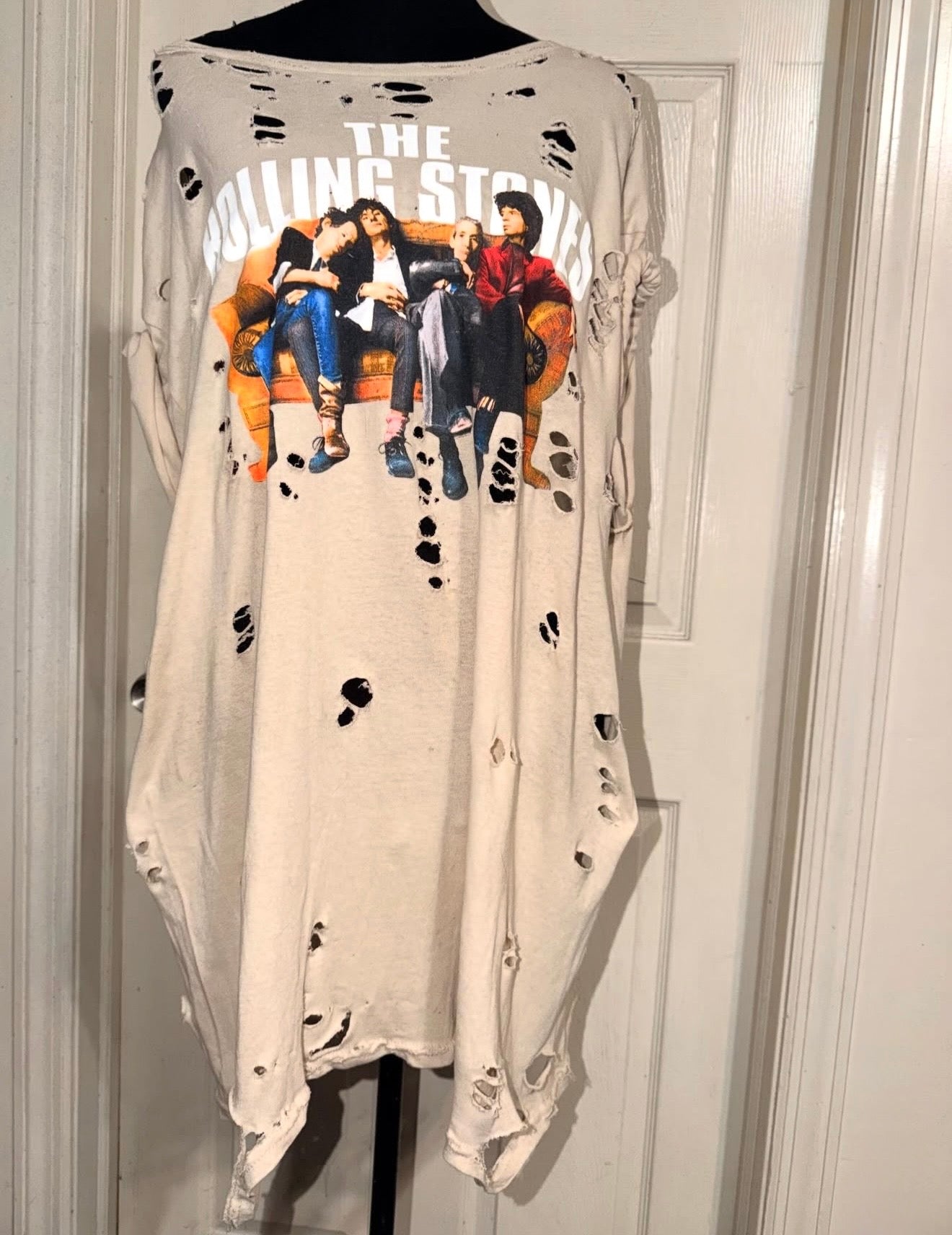 The Rolling Stones Double Sided Distressed Tee