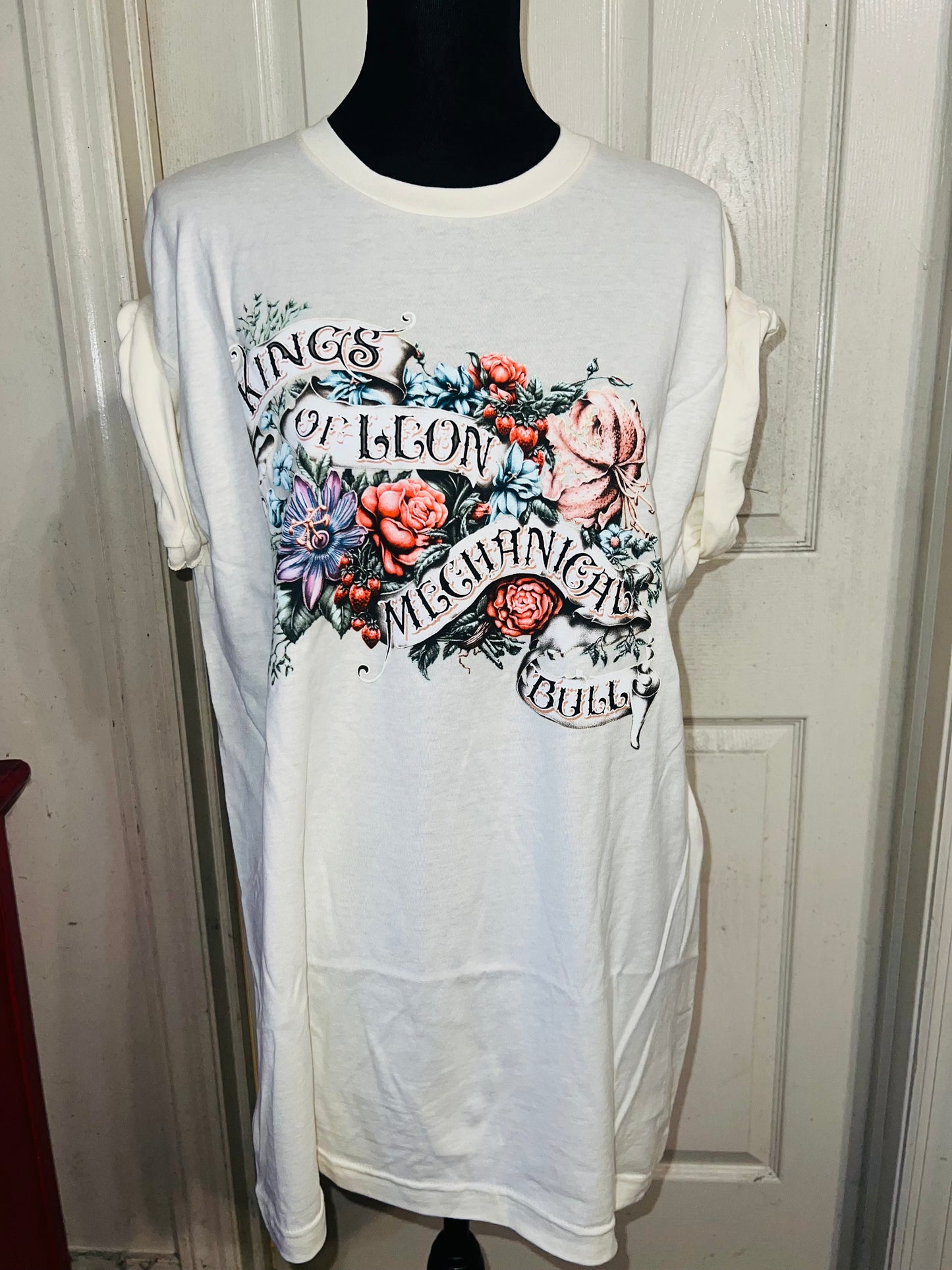 Kings of Leon Oversized Distressed T-Shirt