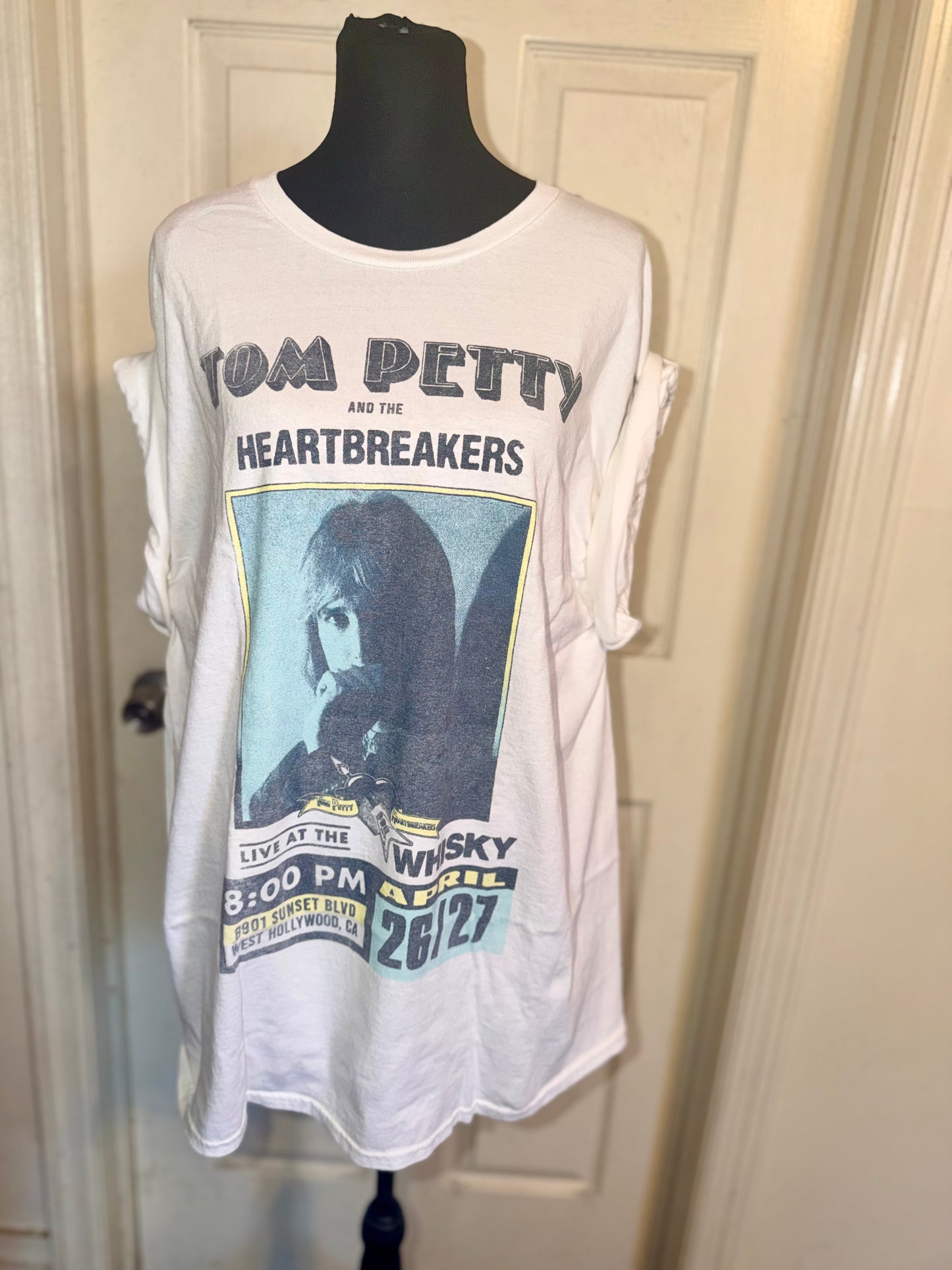 Tom Petty and the Heartbreakers Oversized Distressed Tee