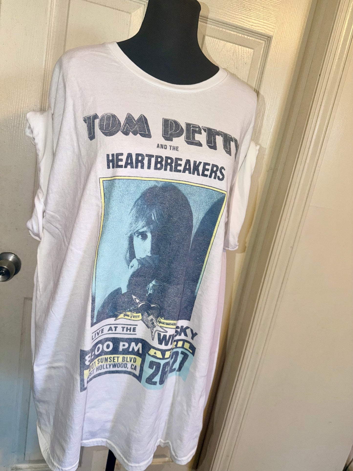 Tom Petty and the Heartbreakers Oversized Distressed Tee