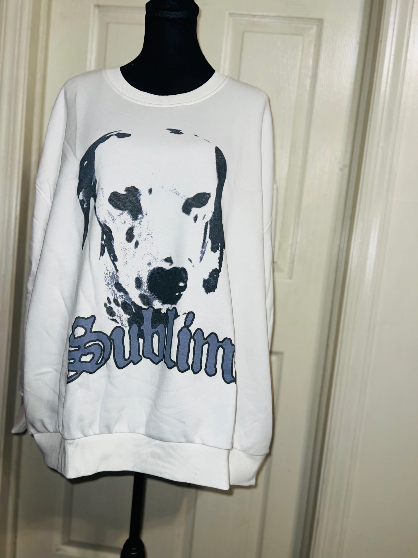 Sublime Oversized Distressed Sweatshirt