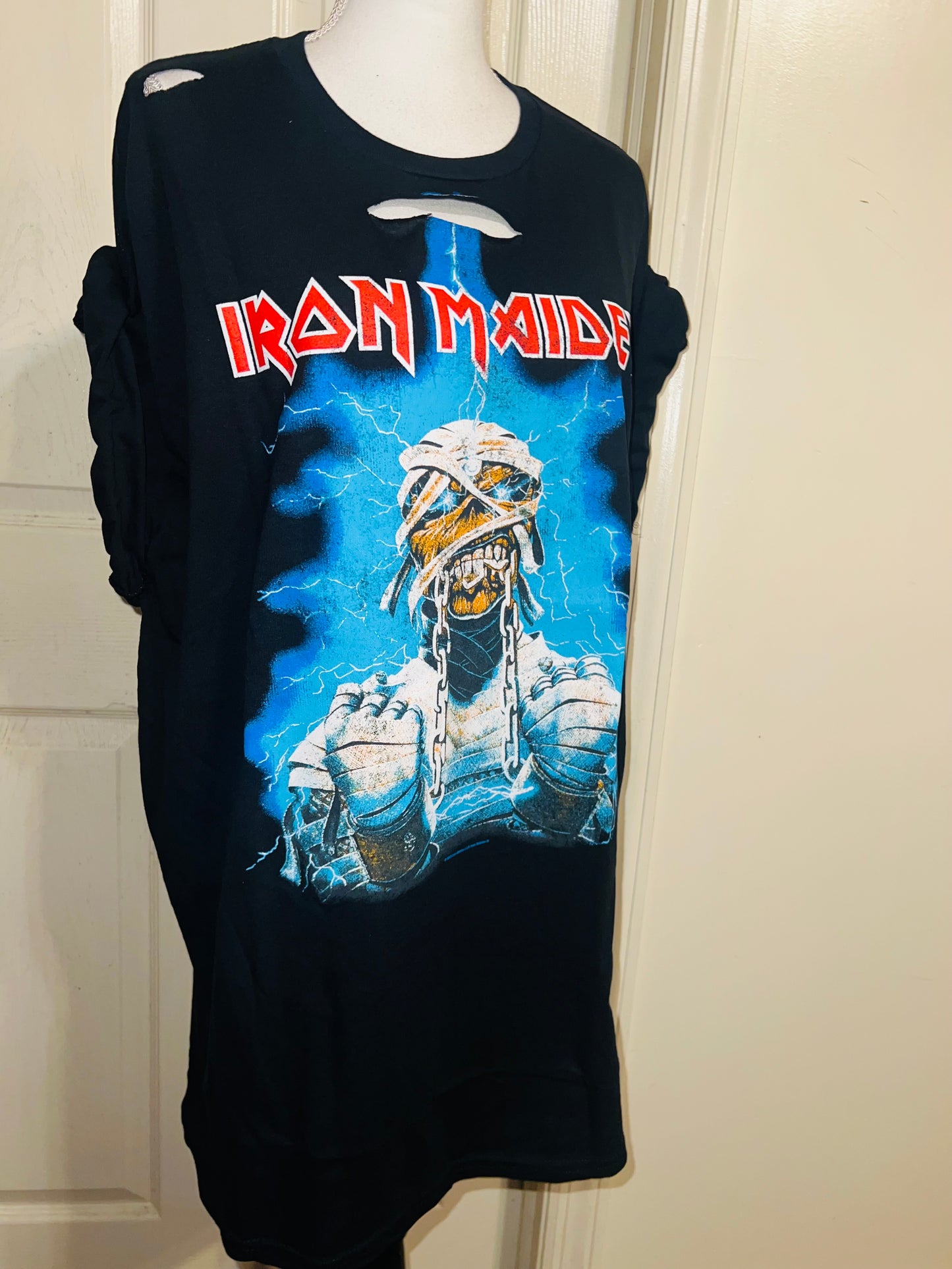 Iron Maiden Oversized Distressed Tee