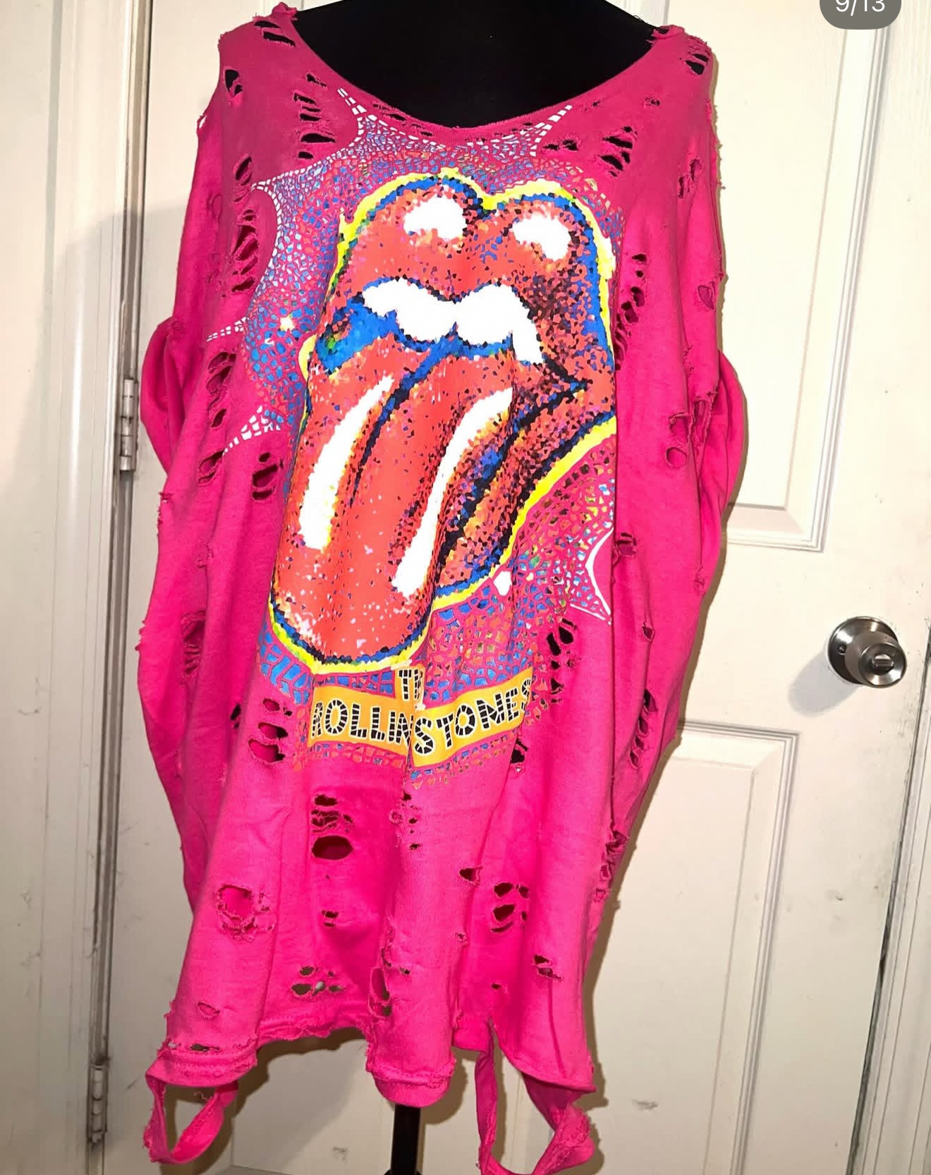 The Rolling Stones Oversized Distressed Tee