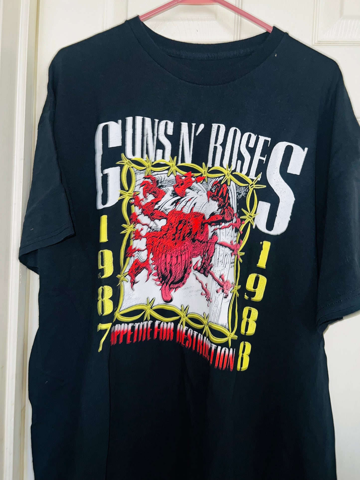 Guns n Roses Double Sided Distressed Tee 87-88