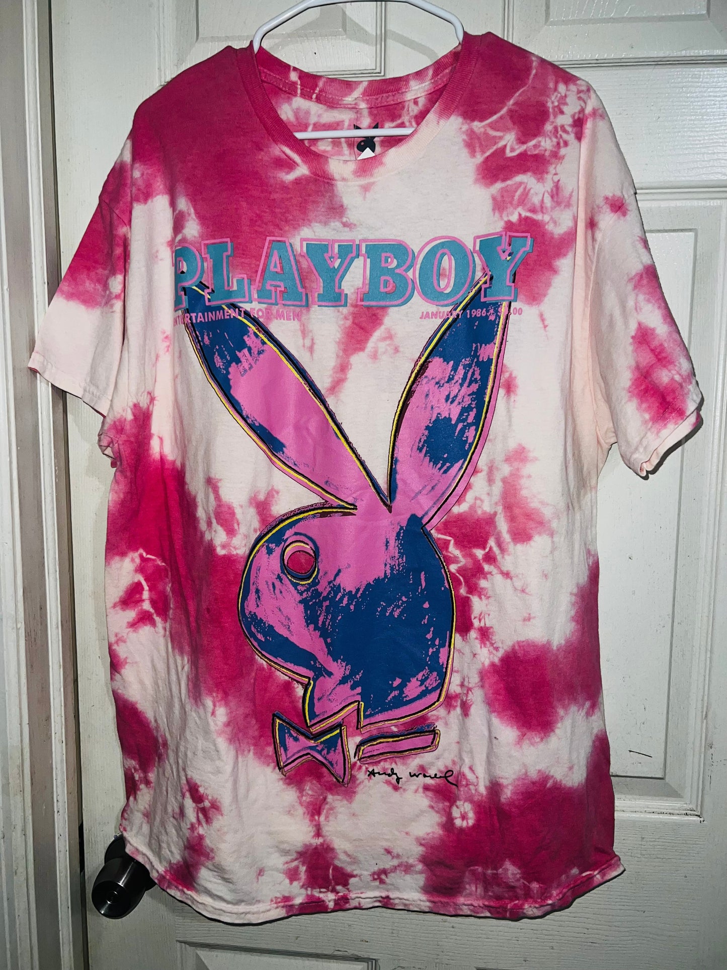 Playboy Andy Warhol Tie Dye Oversized Tee