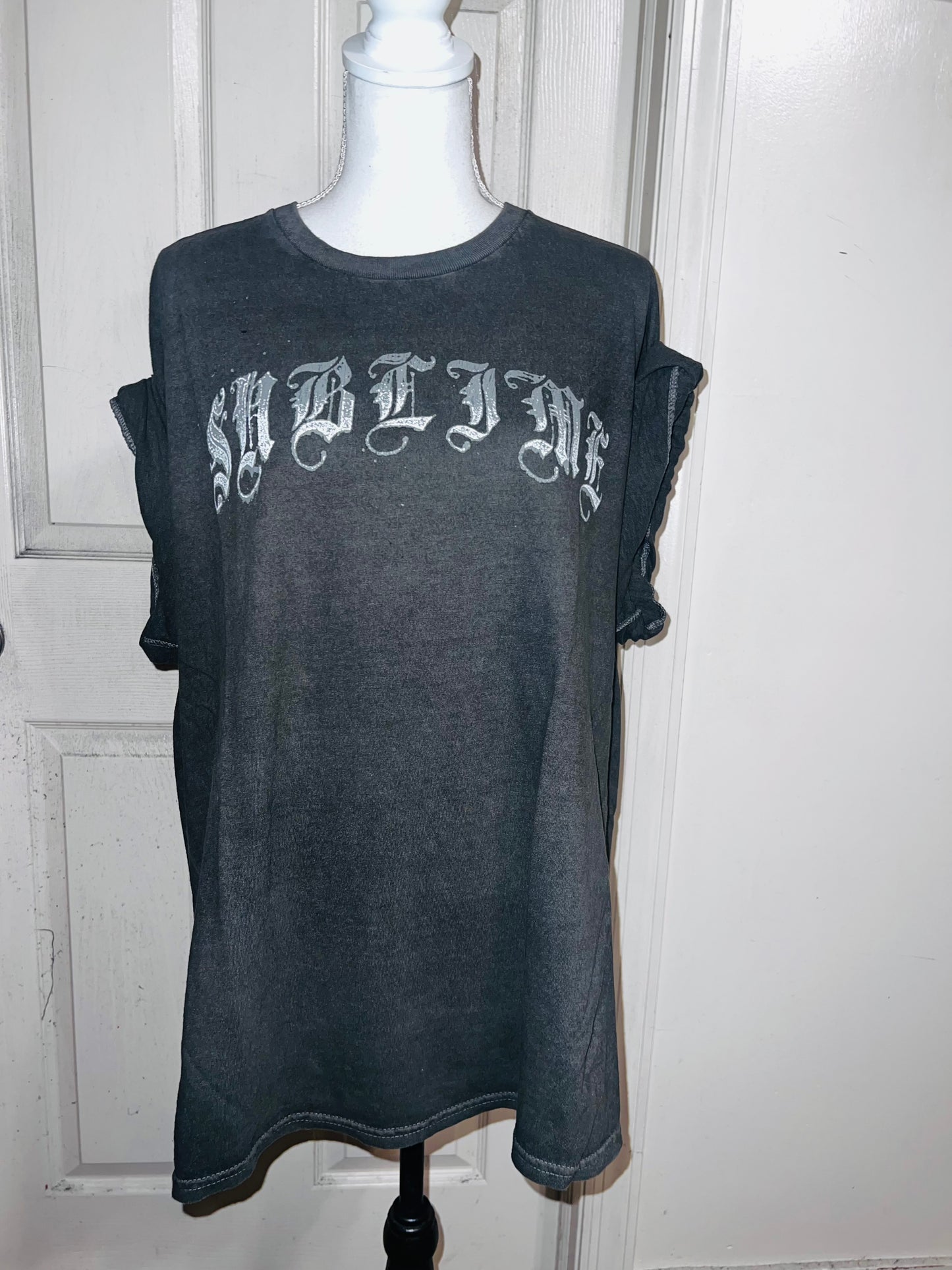 Sublime Double Sided Oversized Distressed Tee