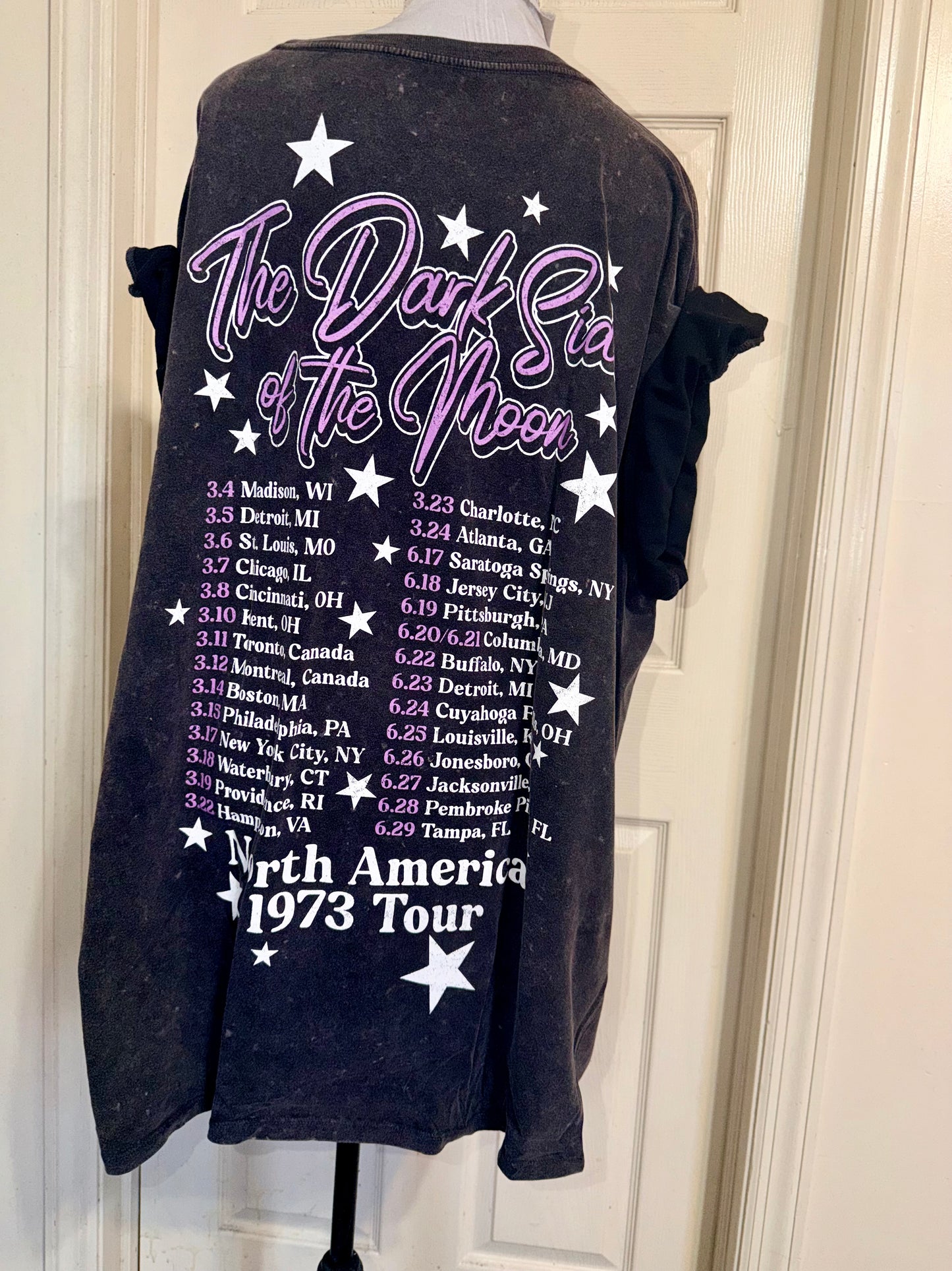 Pink Floyd Double Sided Oversized Distressed Tee