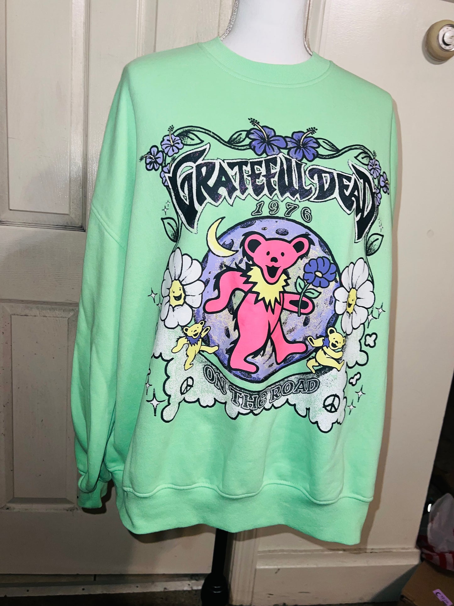 Grateful Dead Oversized Distressed Sweatshirt