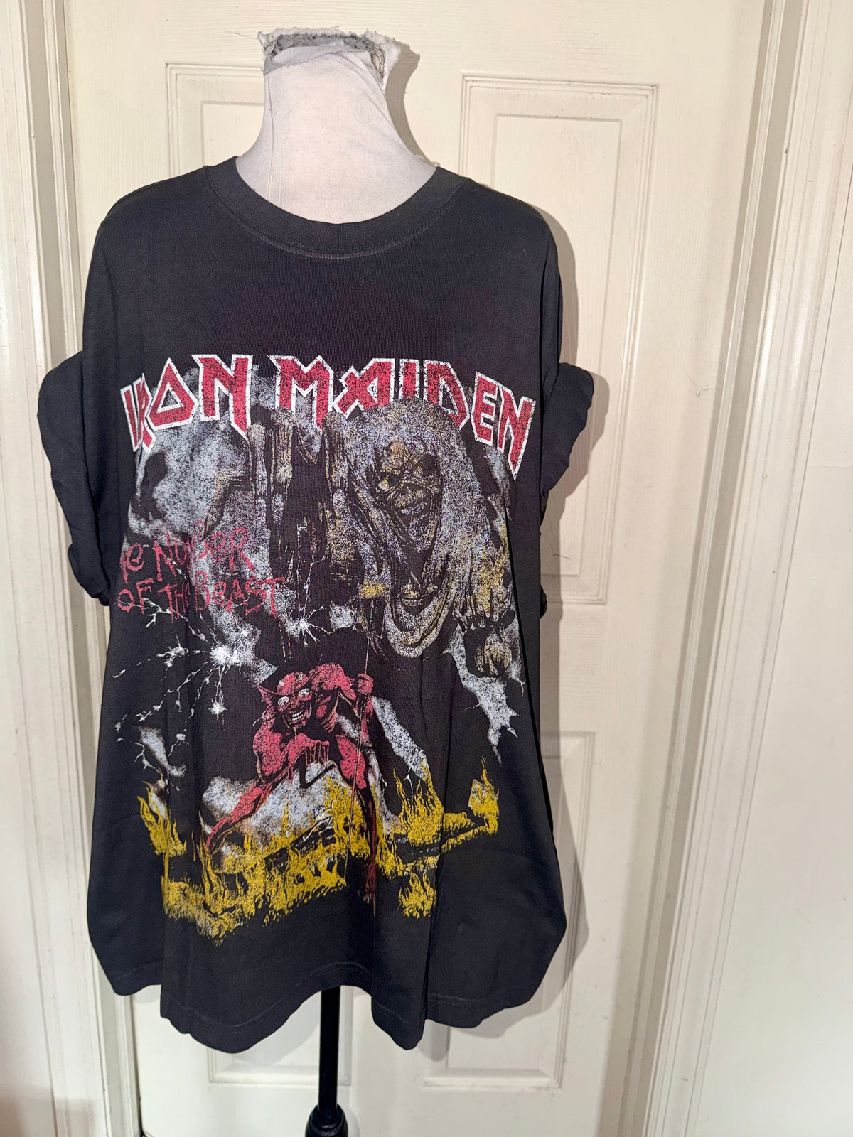 Iron Maiden Double Sided Oversized Tee