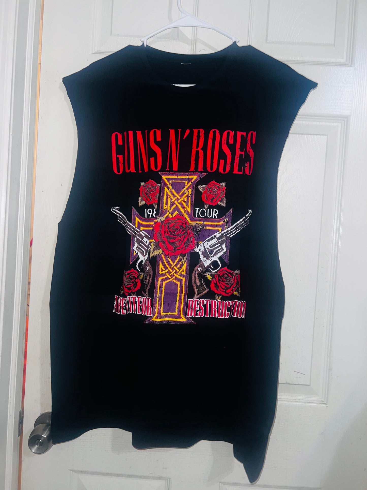 Guns n Roses Oversized Distressed Shirt (possibly dress)