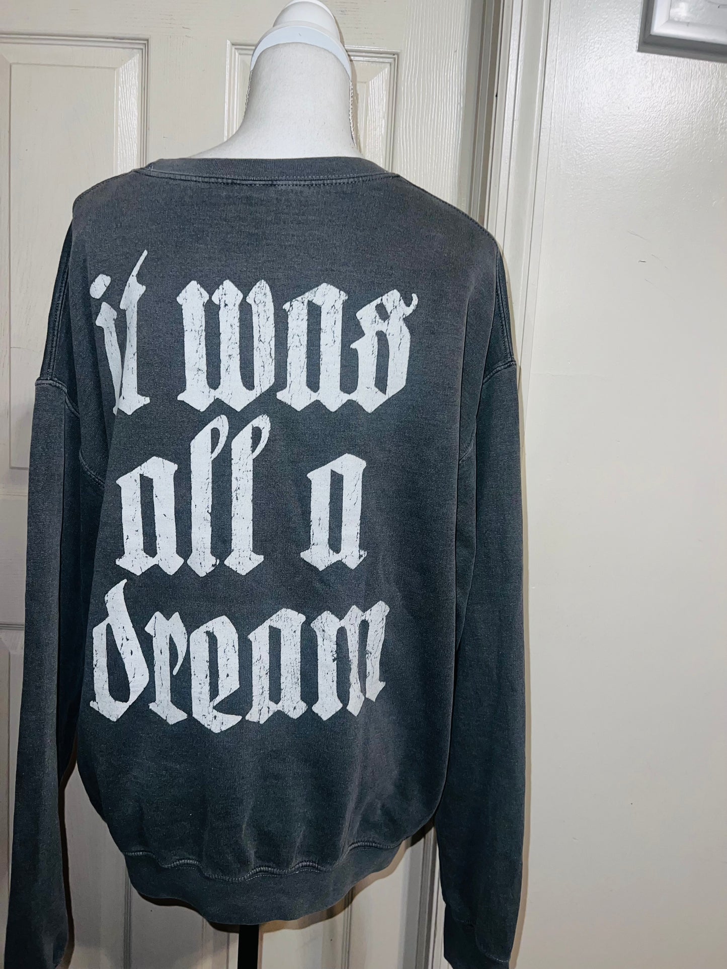 Biggie Smalls Double Sided Oversized Distressed Sweatshirt