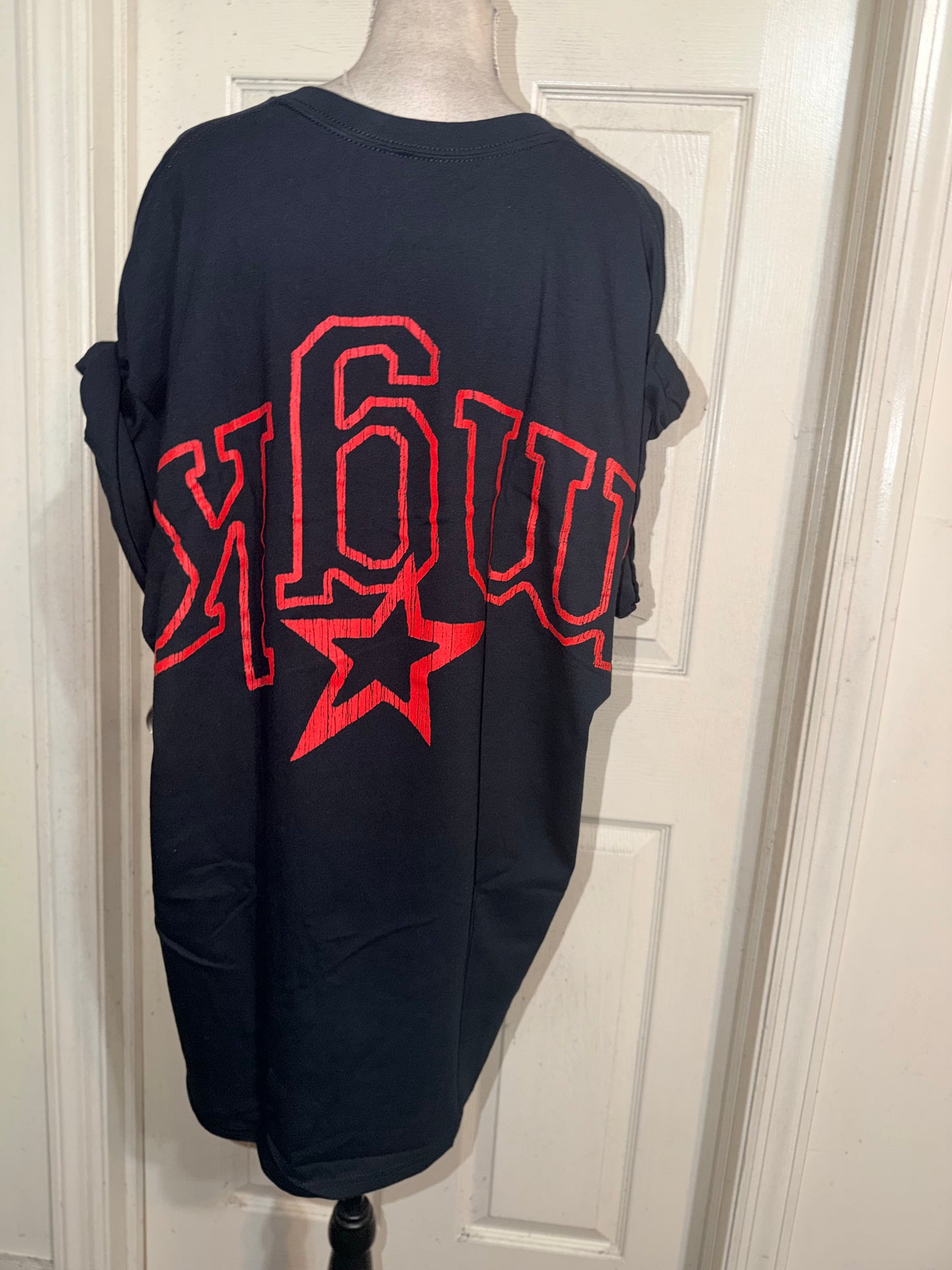 Machine Gun Kelly Double Sided Oversized Distressed Tee