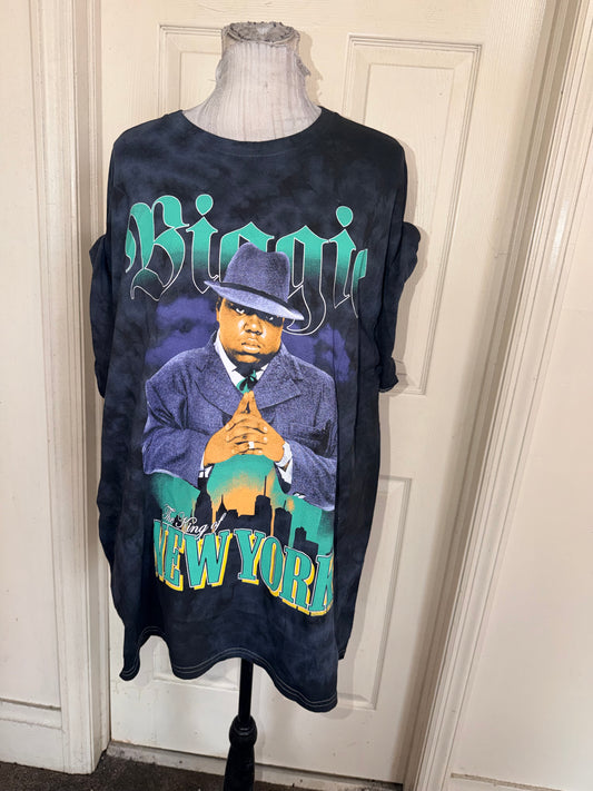 Biggie Smalls Oversized Distressed Tee