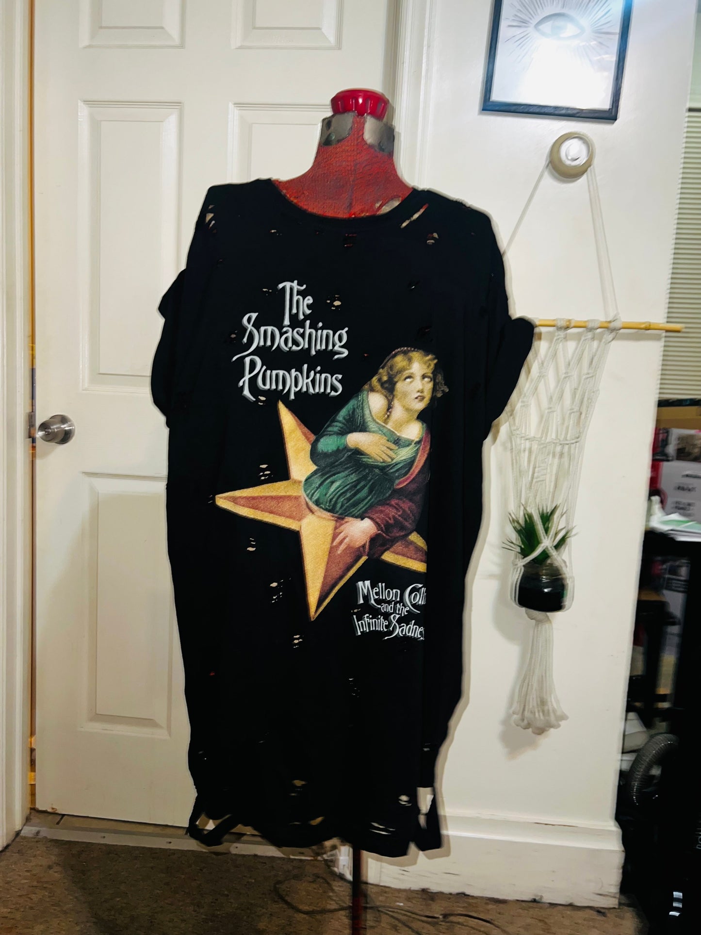 Smashing Pumpkins Oversized Distressed Tee (Copy)