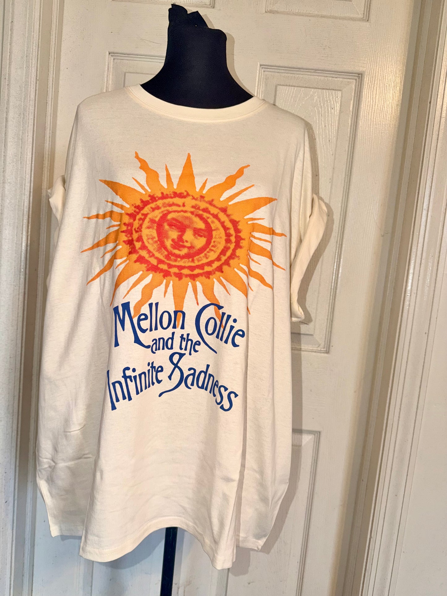 The Smashing Pumpkins Oversized Distressed Tee