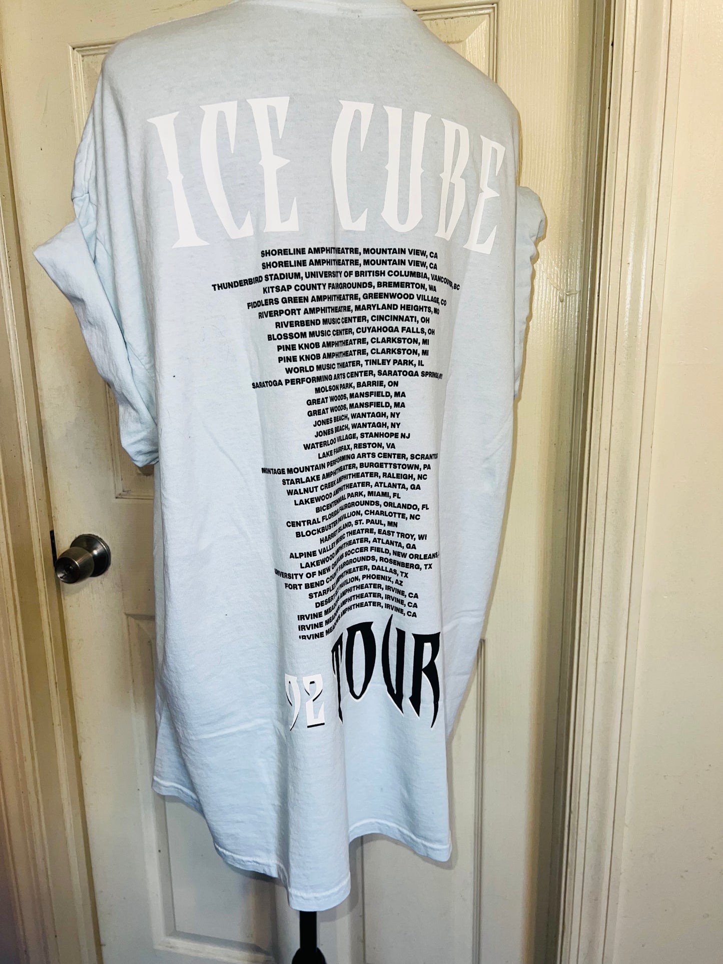 Ice Cube Double Sided Oversized Distressed Tee