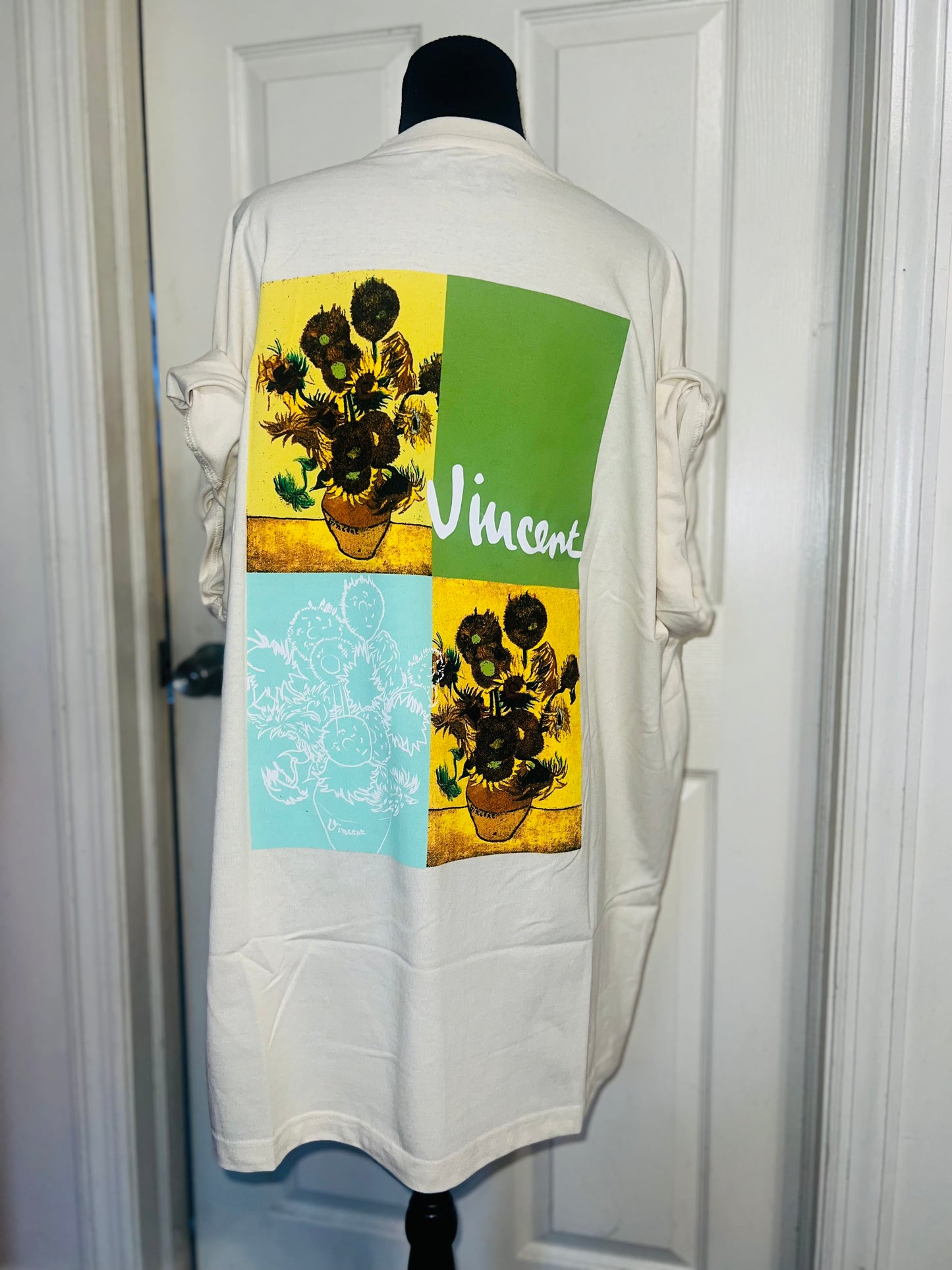 Vincent Van Gogh Double Sided Oversized Tee