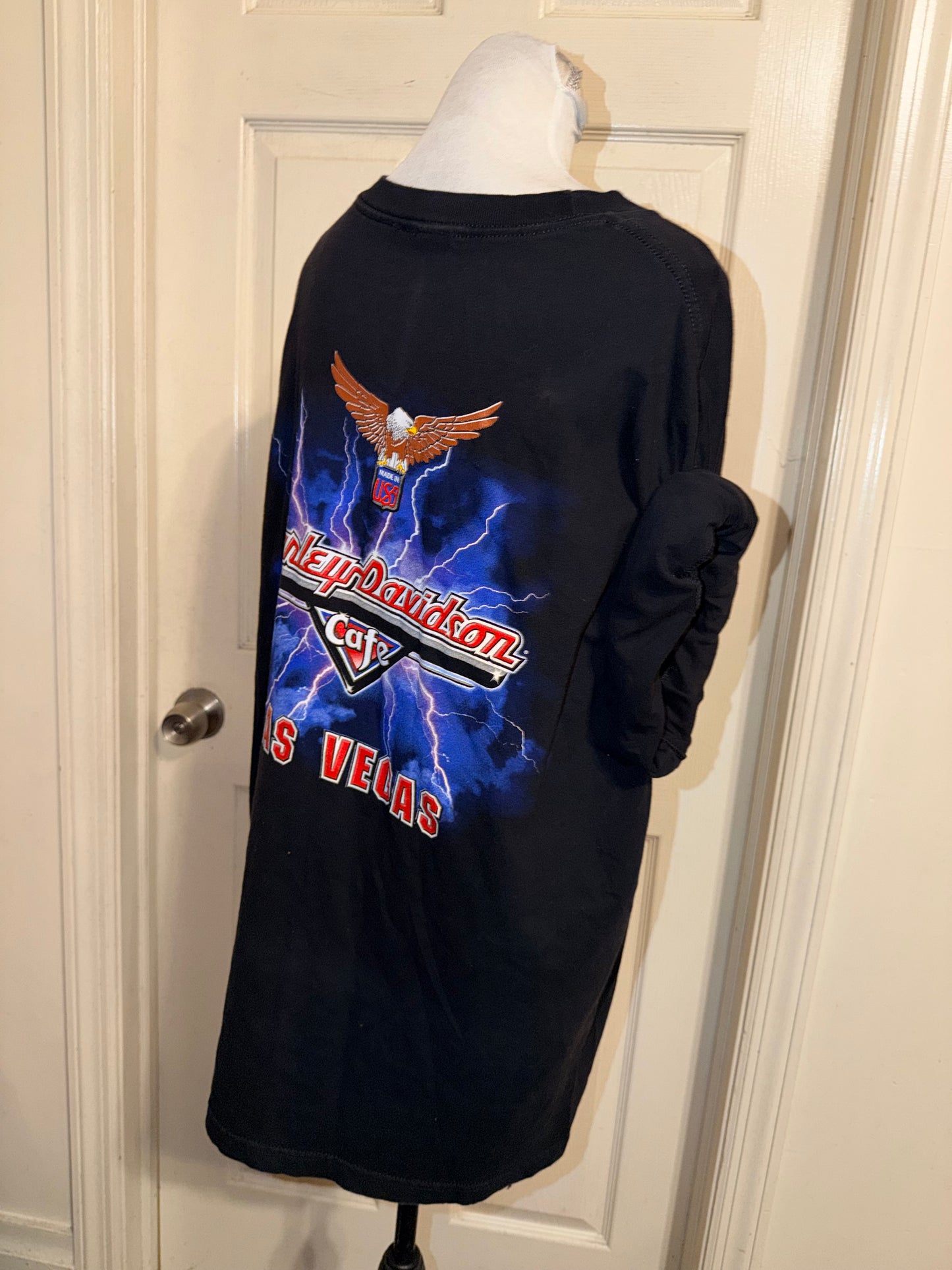 Harley Davidson Vintage Double Sided Oversized Tee