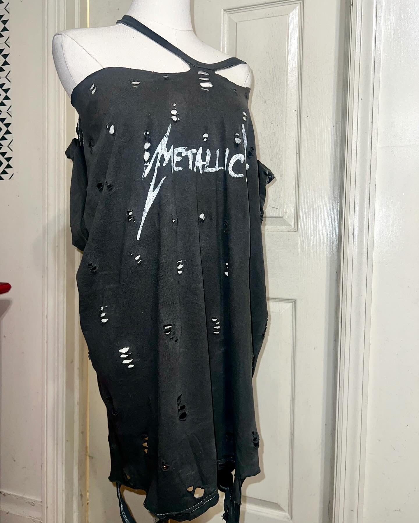 Metallica Double Sided Oversized Distressed Tee