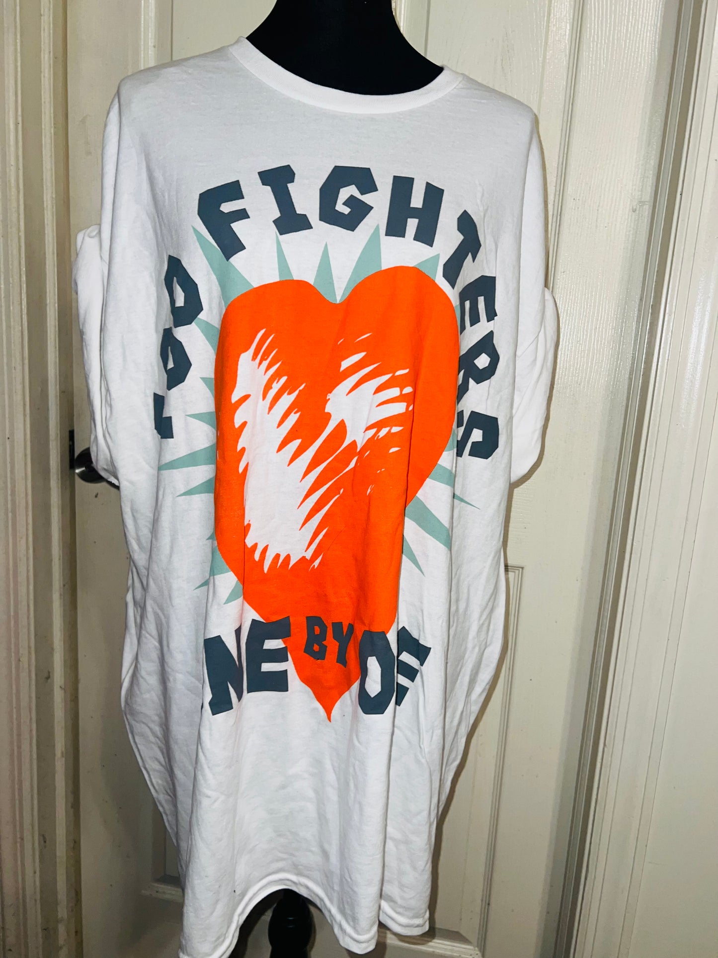 Foo Fighters Oversized Distressed Tee