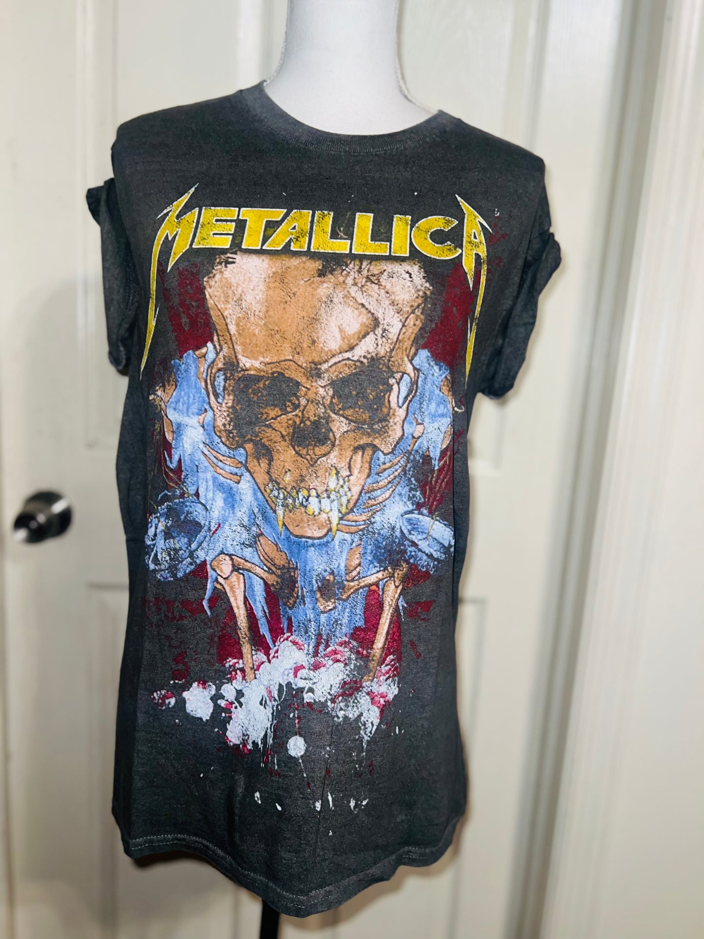 Metallica Oversized Distressed Tee