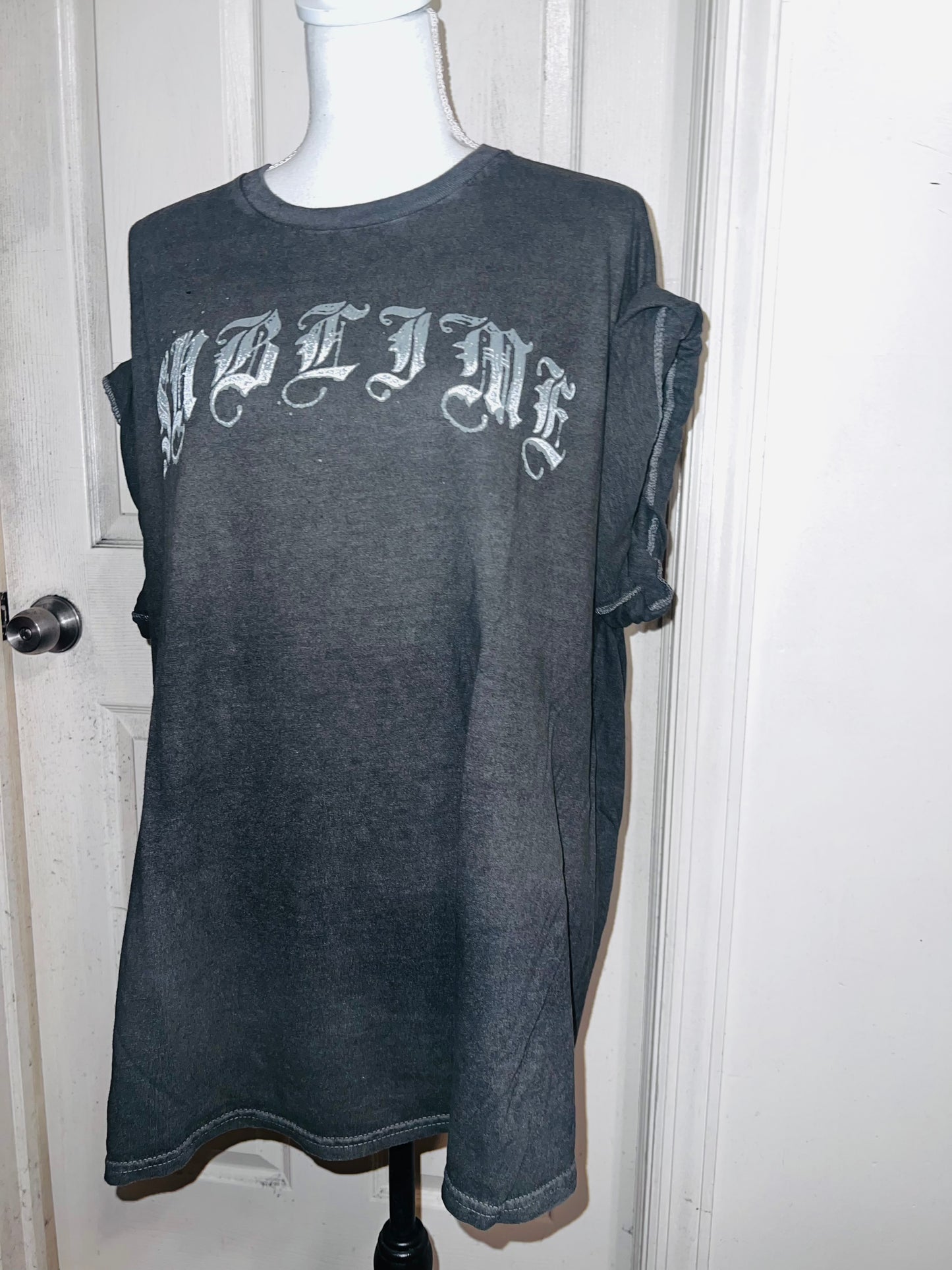 Sublime Double Sided Oversized Distressed Tee