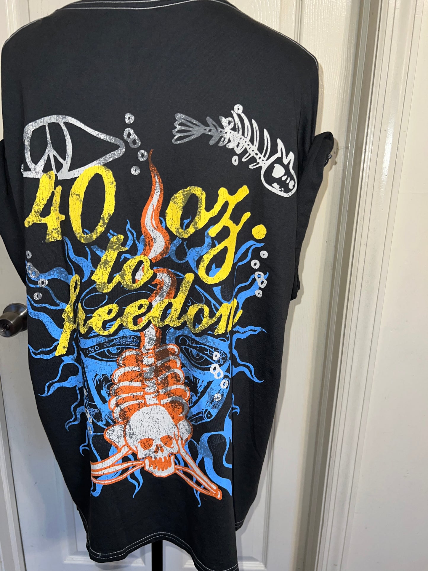 Sublime Double Sided Oversized Distressed Tee