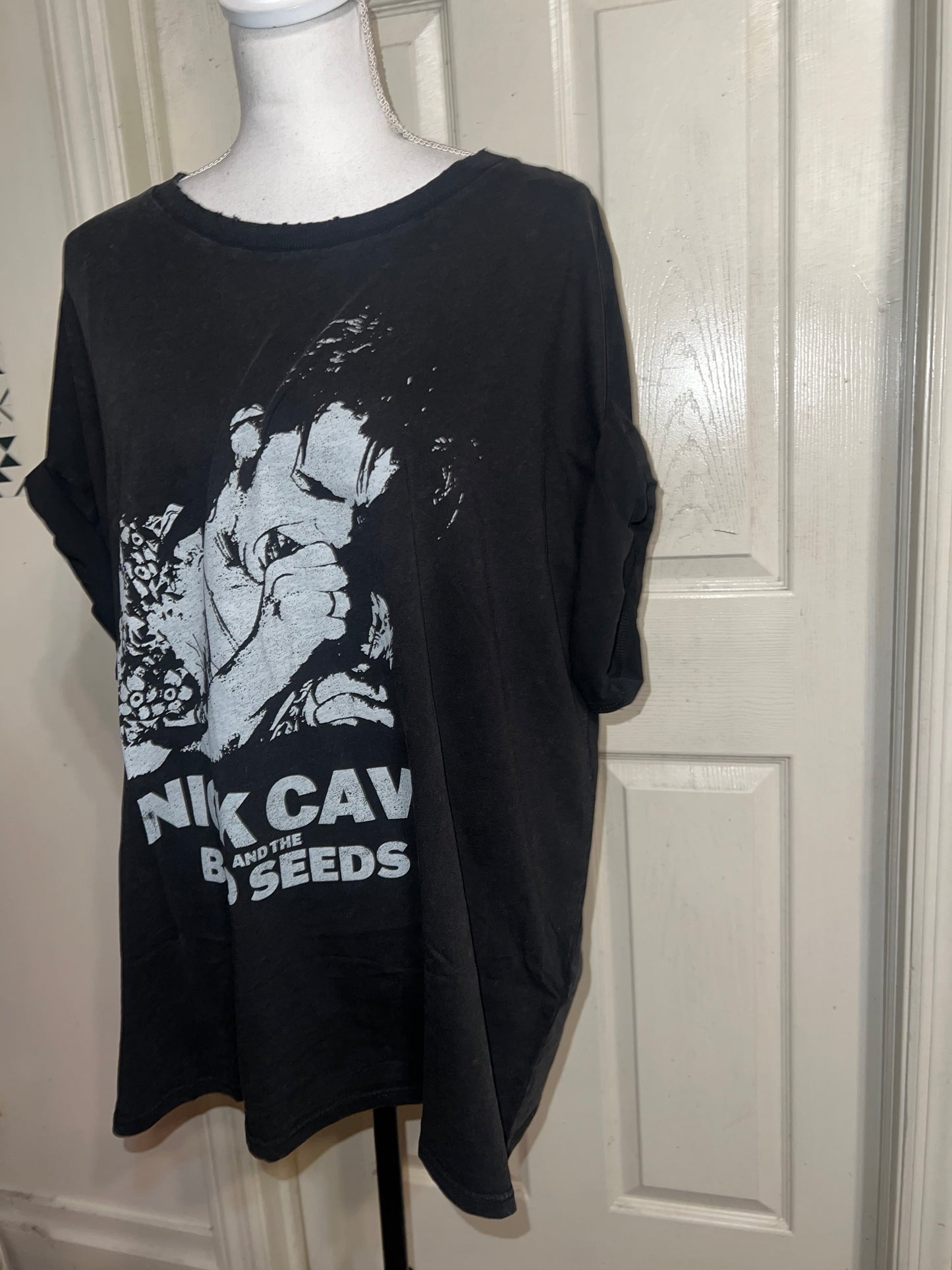 Nick Cave & The Bad Seeds Oversized Distressed Tee