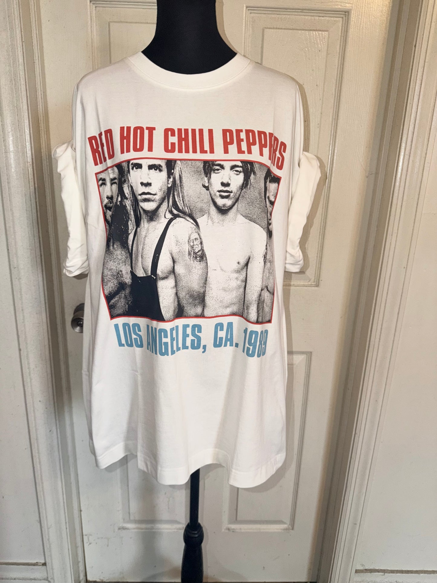 Red Hot Chili Peppers Oversized Distressed Tee