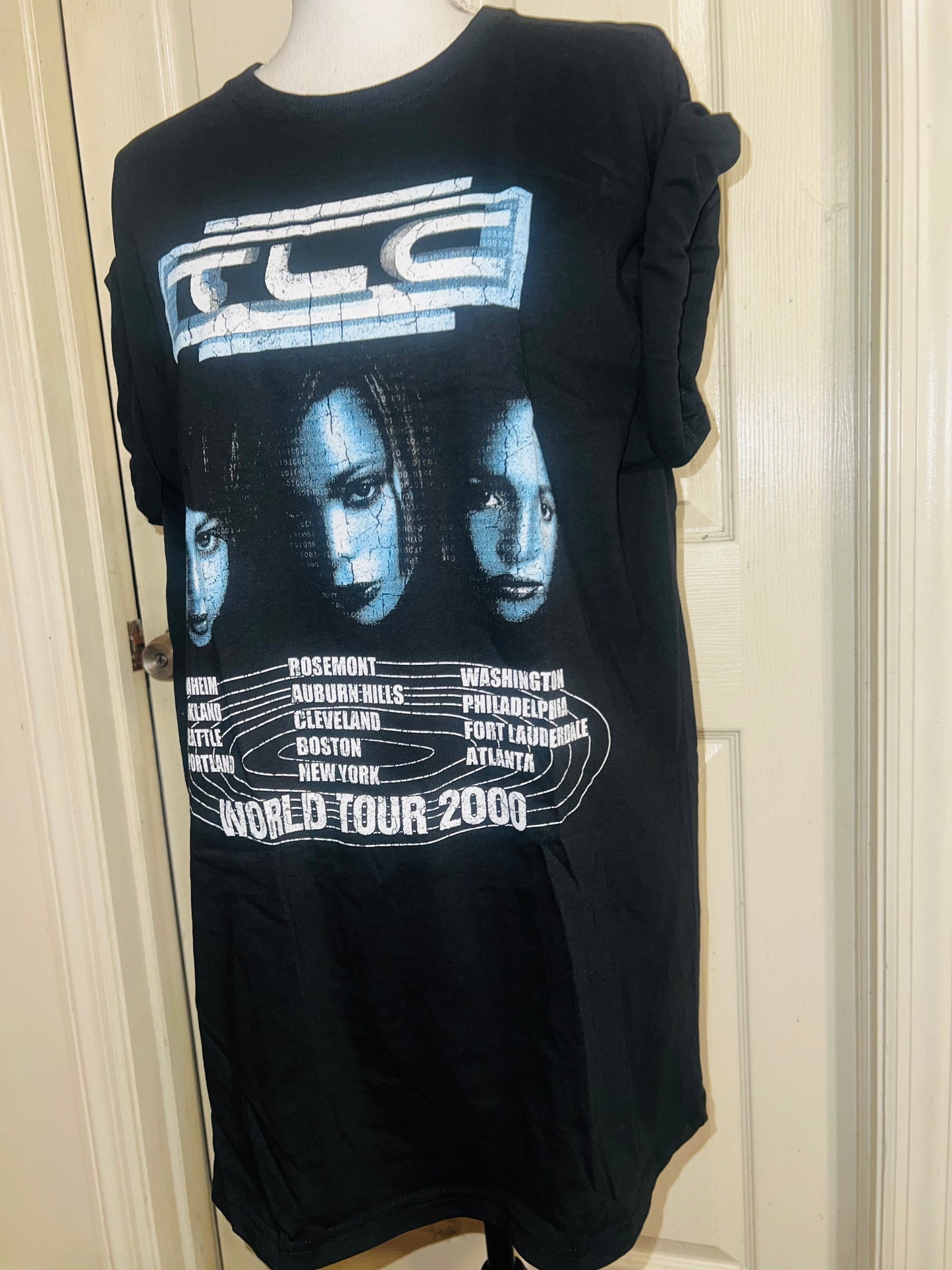 TLC Oversized Distressed Tee