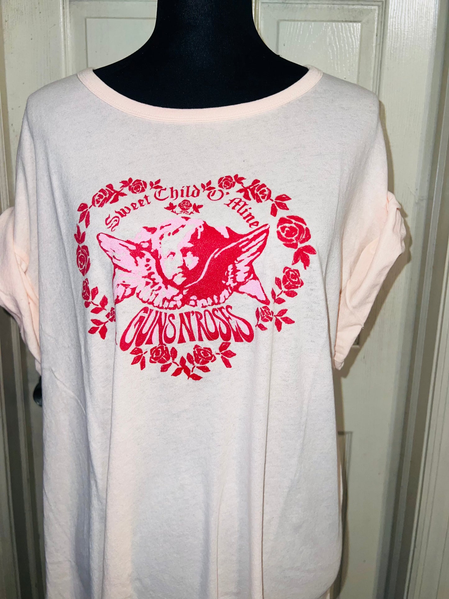 Guns n Roses Oversized Distressed Tee