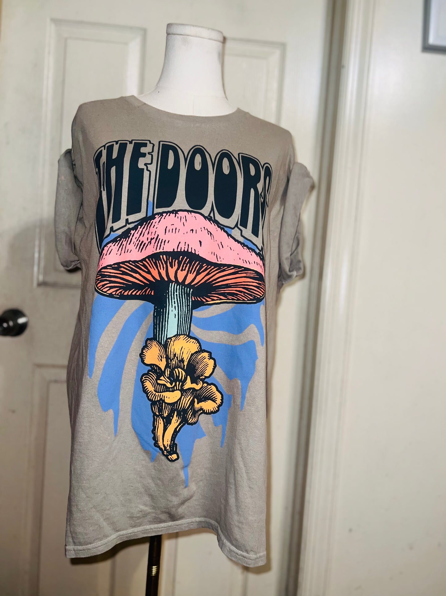 The Doors Double Sided Oversized Distressed Tee