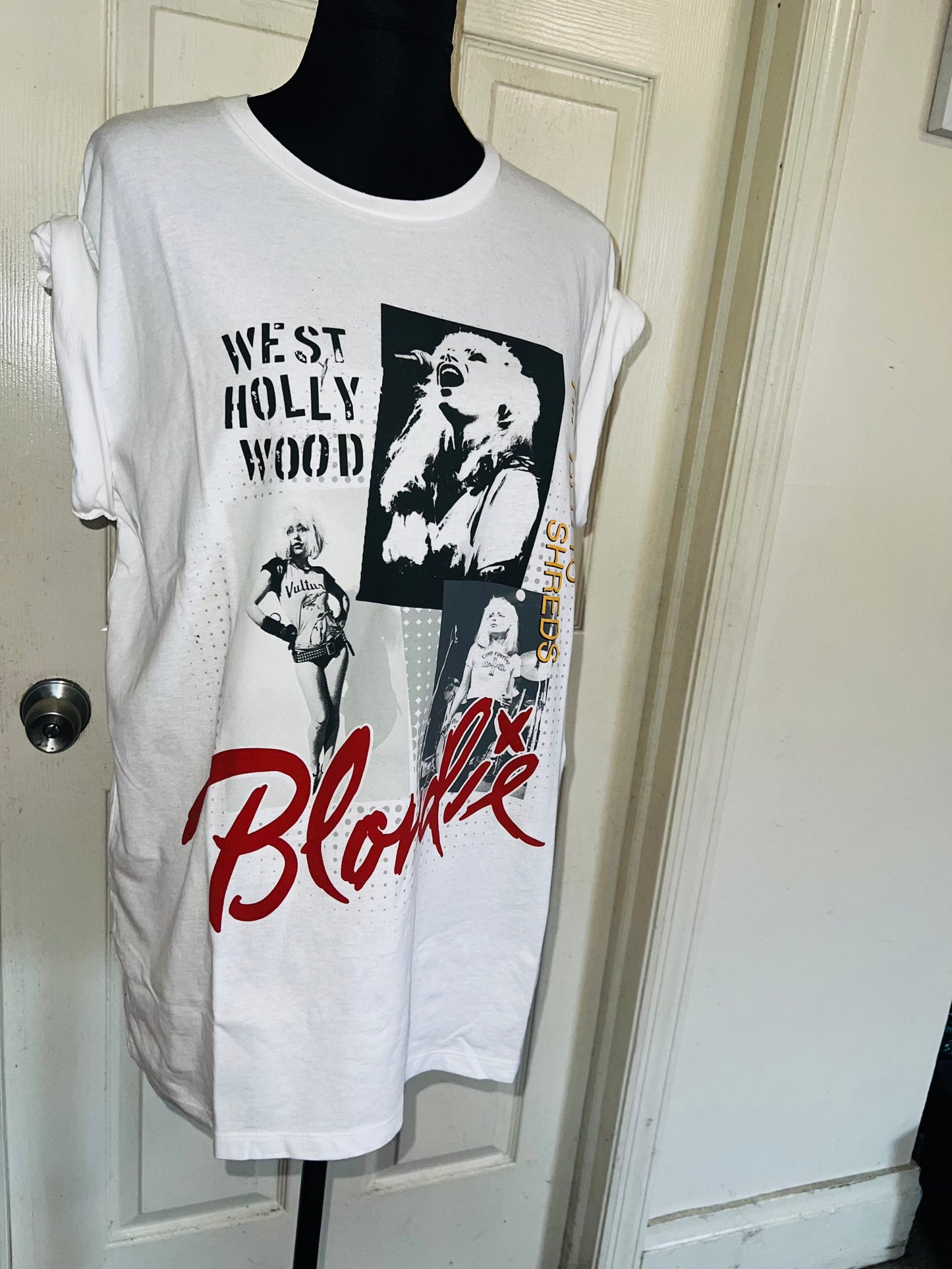 Blondie Oversized Distressed Tee