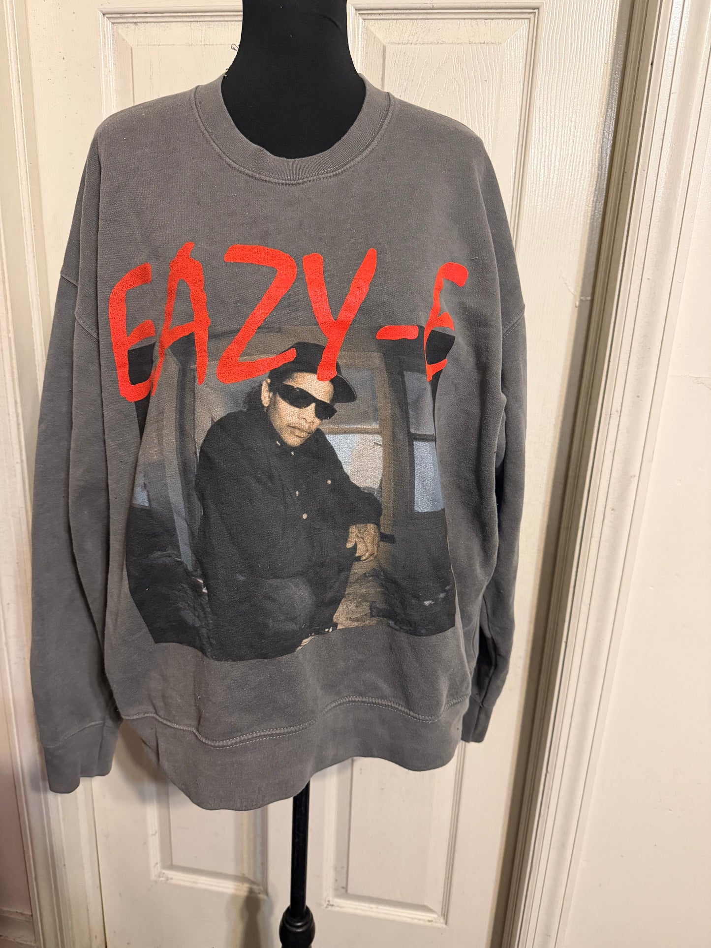 Eazy-E Oversized Distressed Sweatshirt