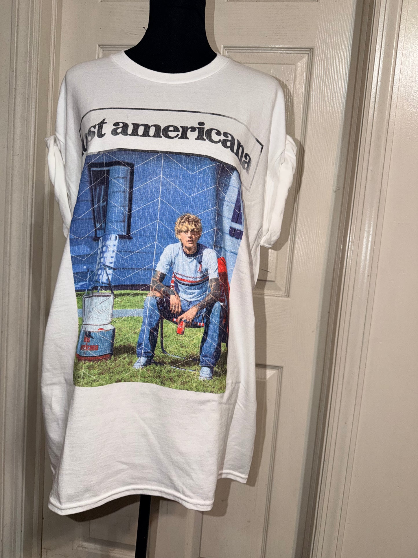 Machine Gun Kelly Oversized Distressed Tee