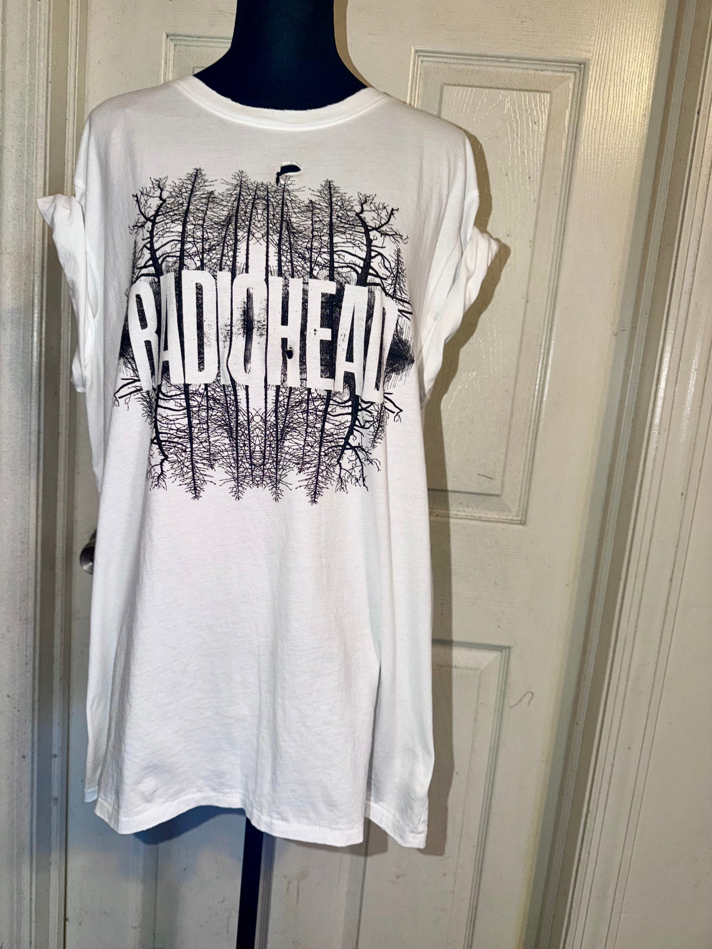Radiohead Oversized Distressed Tee