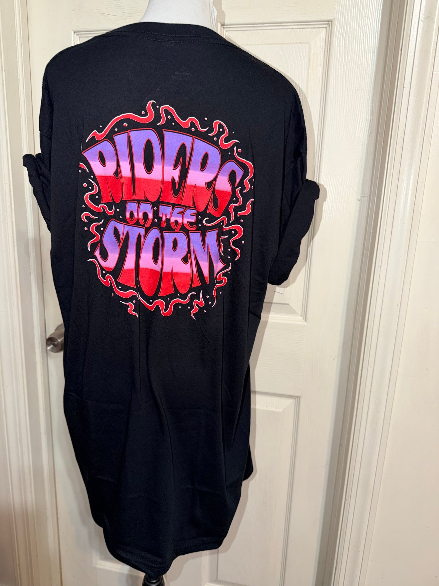 The Doors Double Sided Oversized Distressed Tee