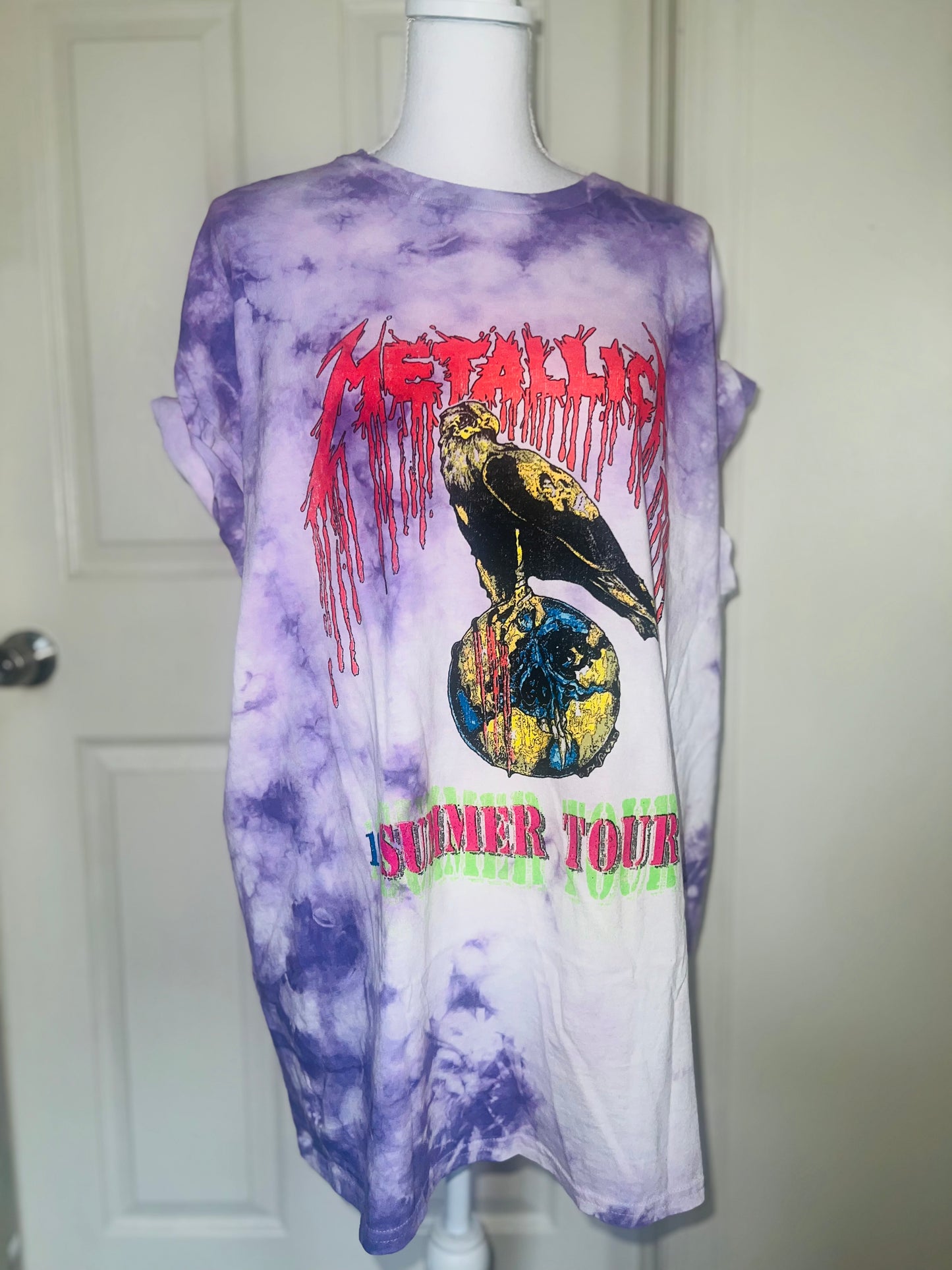 Metallica Oversized Distressed Tee